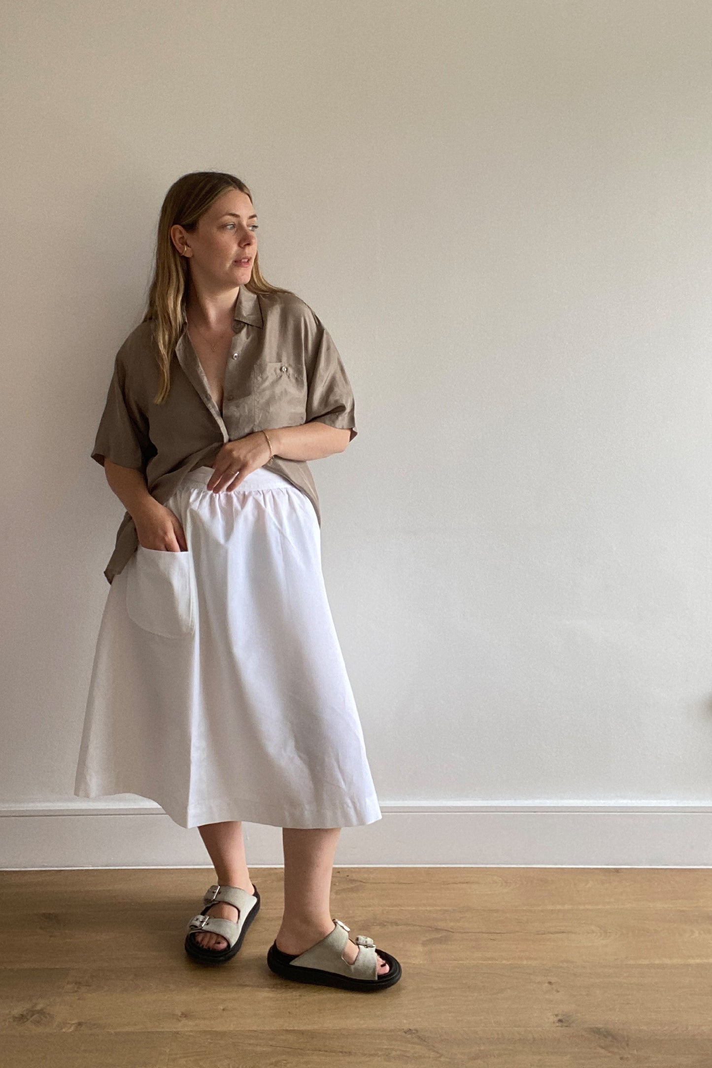 VINTAGE SILK SHIRT WITH POCKET
