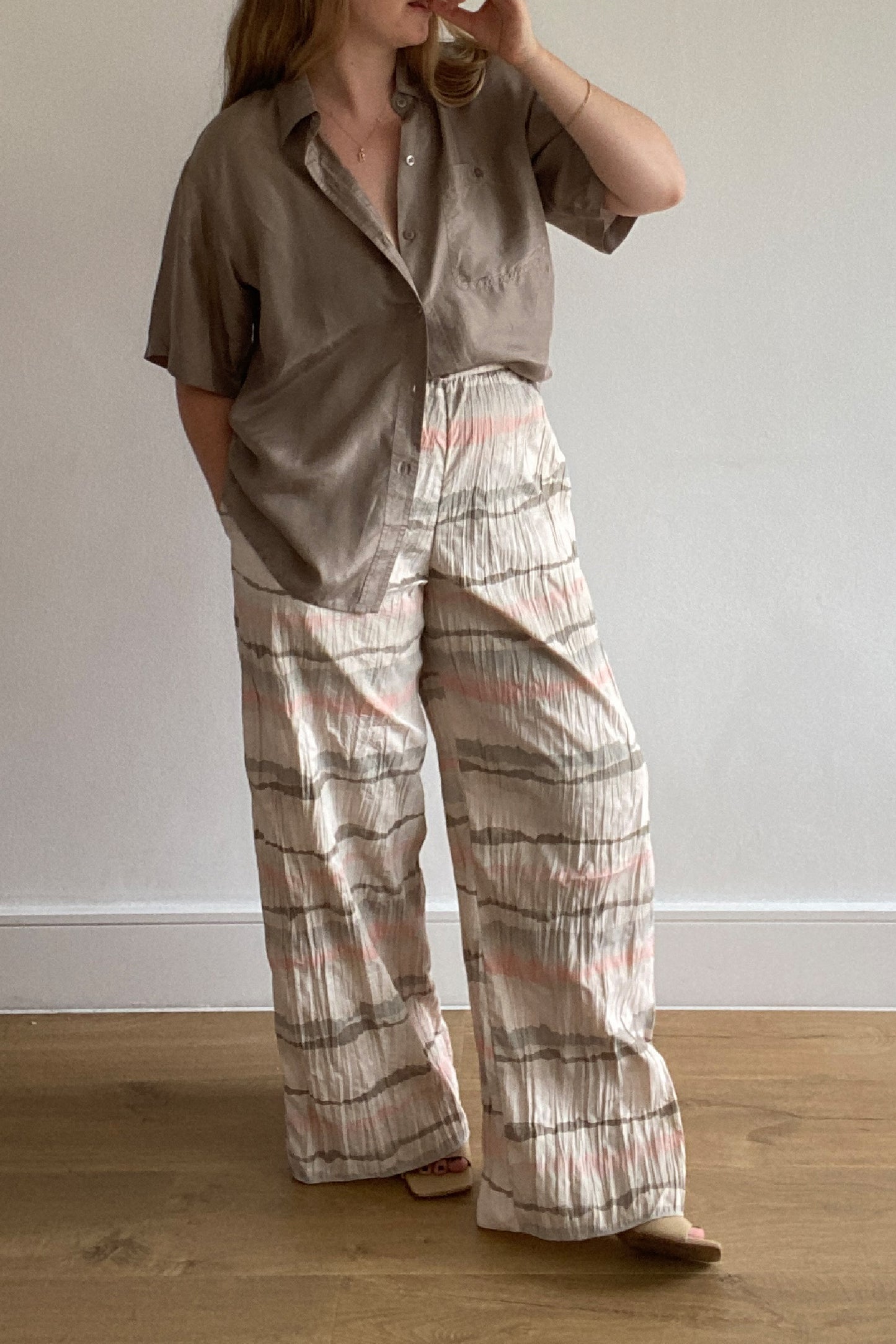 PLISSÉ CRINKLE TROUSER (CO-ORD AVAILABLE)