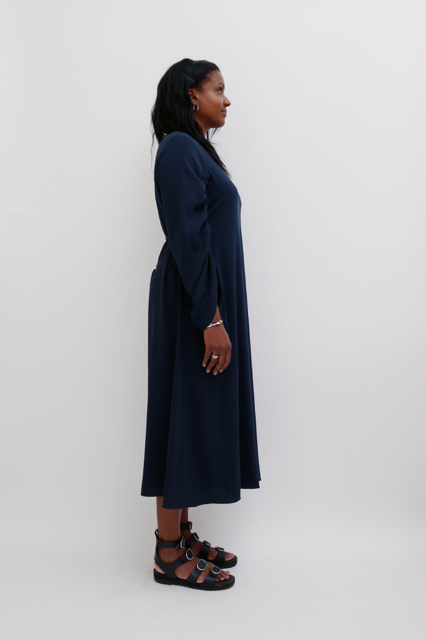 RENT: TIBI GATHER SLEEVE DRESS — from £37.50 per week