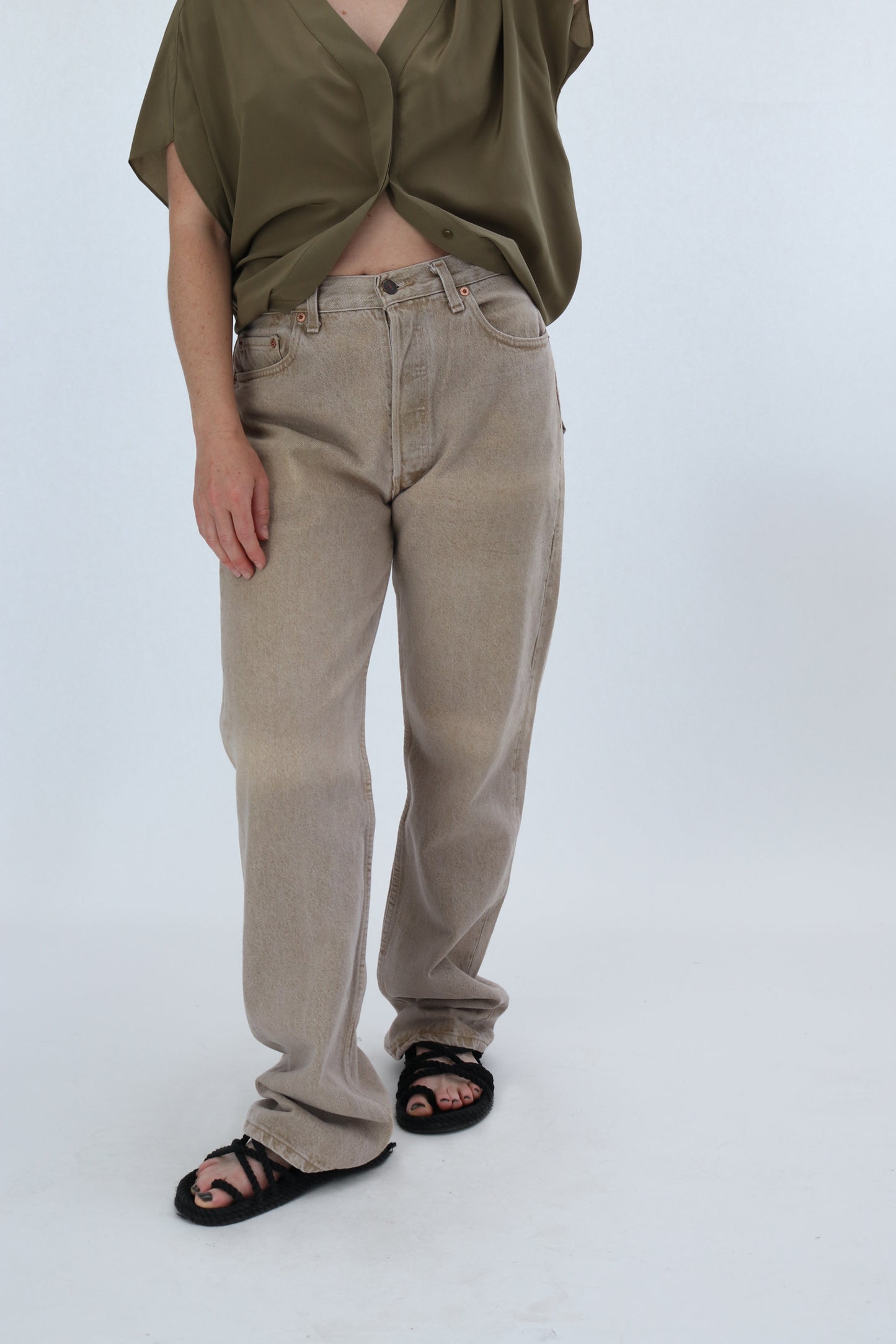 VINTAGE LEVI'S 501 BEIGE