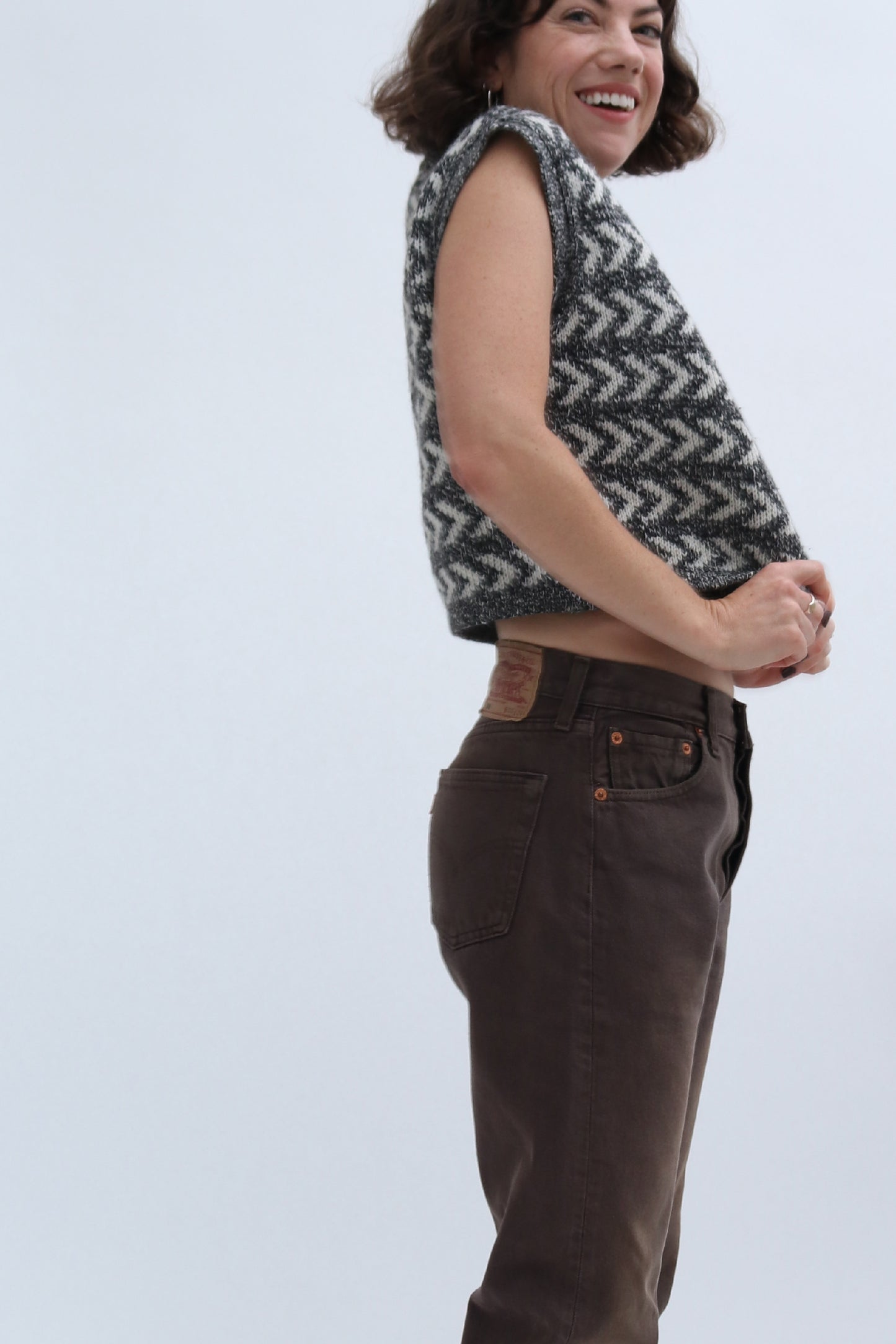 ITALIAN VINTAGE KNITTED SWEATER VEST