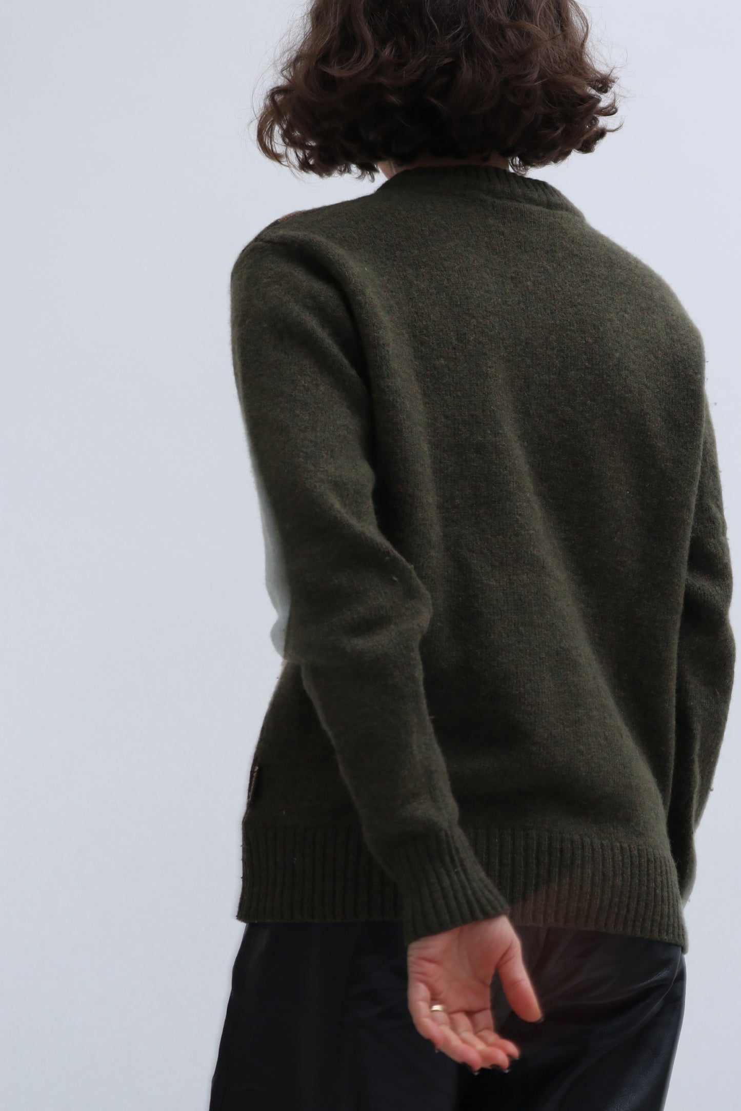 VINTAGE ARGYLE KHAKI SWEATER