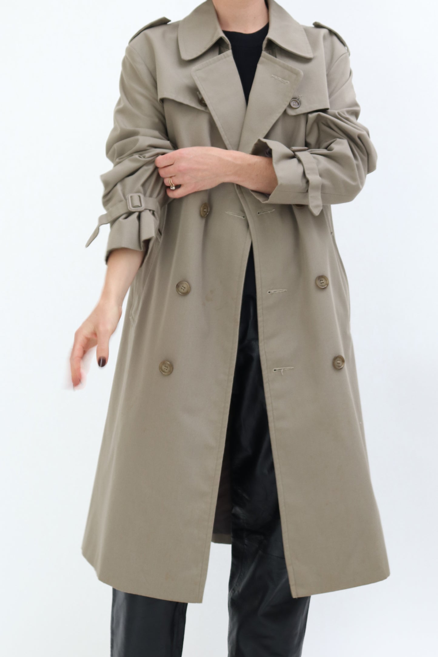 VINTAGE KHAKI TRENCH
