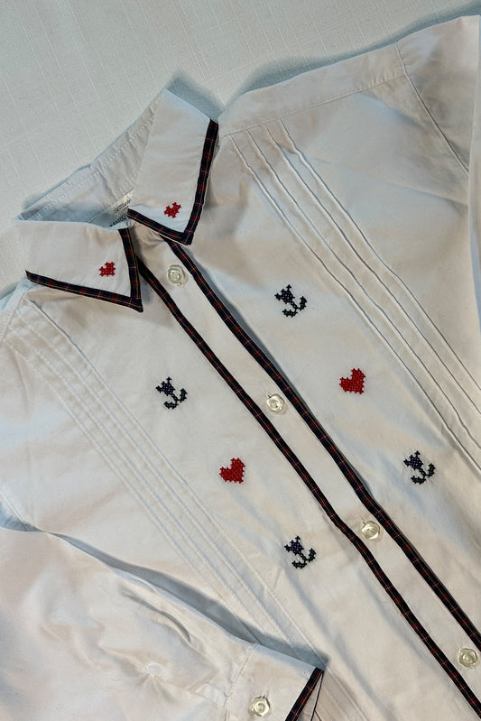 MINI: VINTAGE ST. MICHEAL EMBROIDERED SHIRT