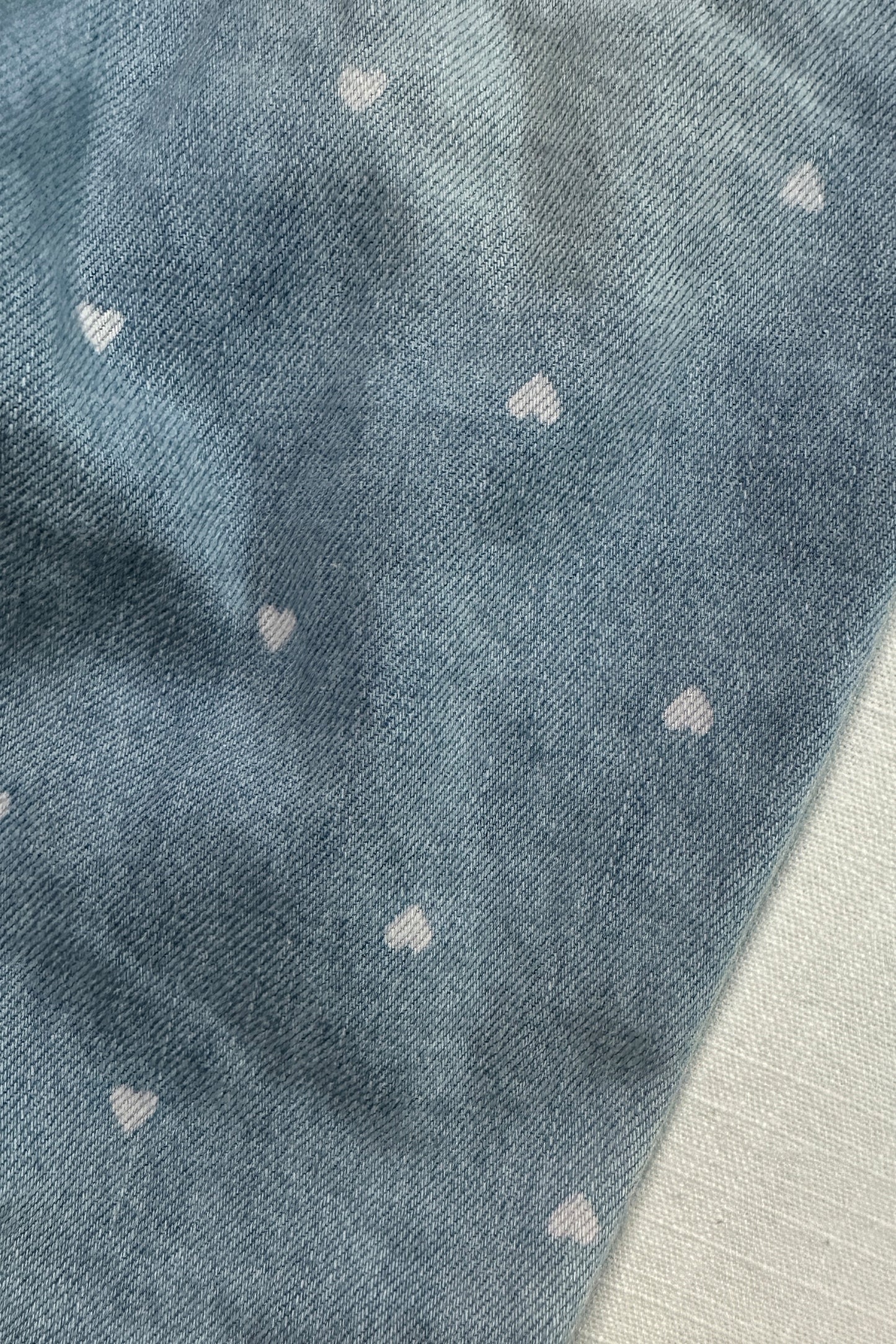 MINI: OSHKOSH B'GOSH HEART PRINT DUNGAREE