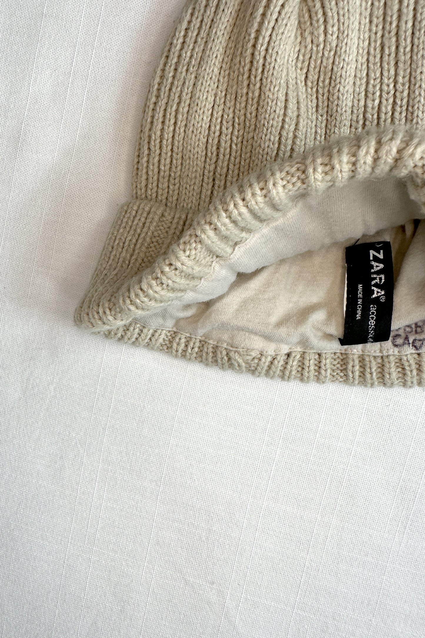 MINI: LINED RIBBED KNIT BEANIE