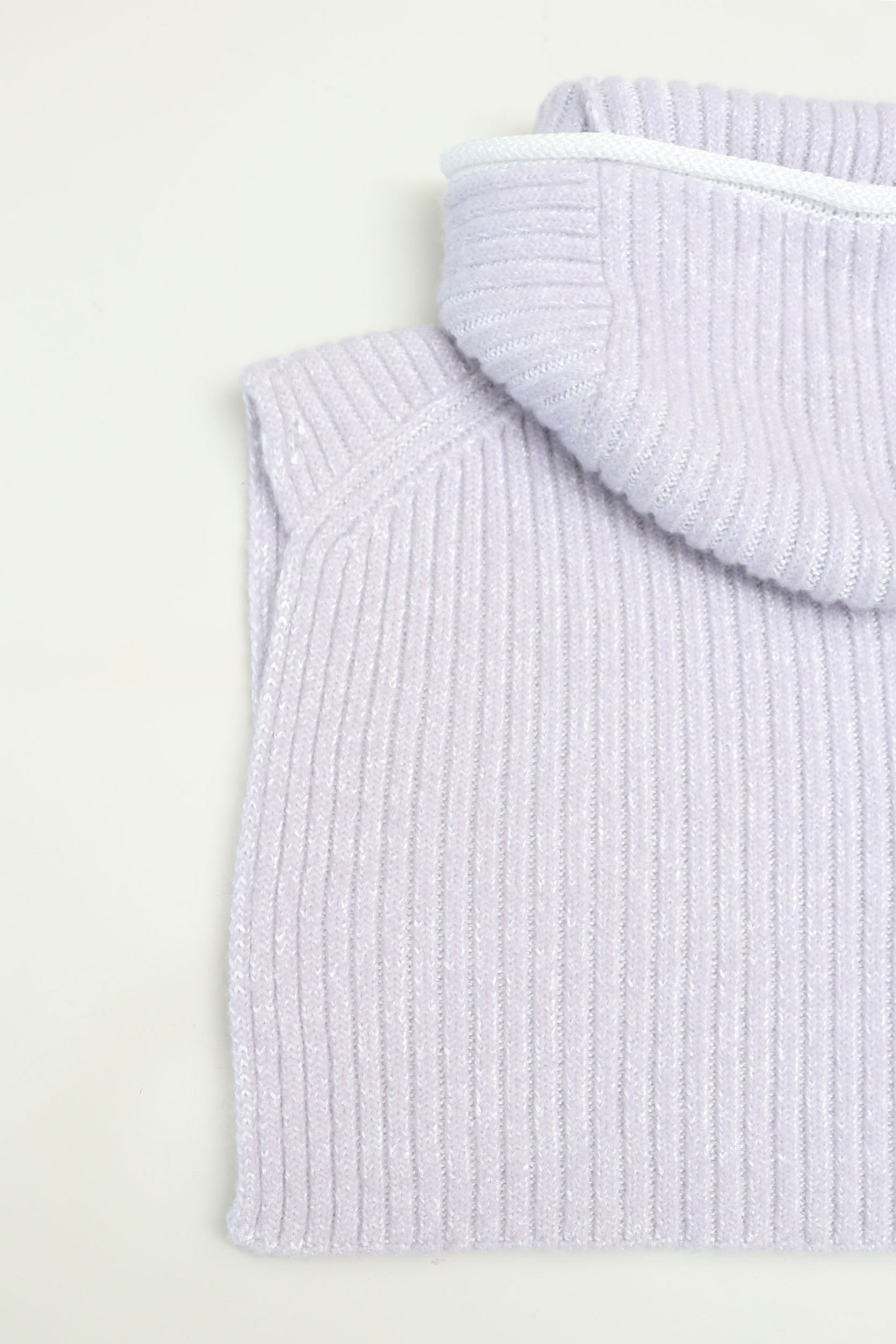 Cos Knitted Bib with Hood
