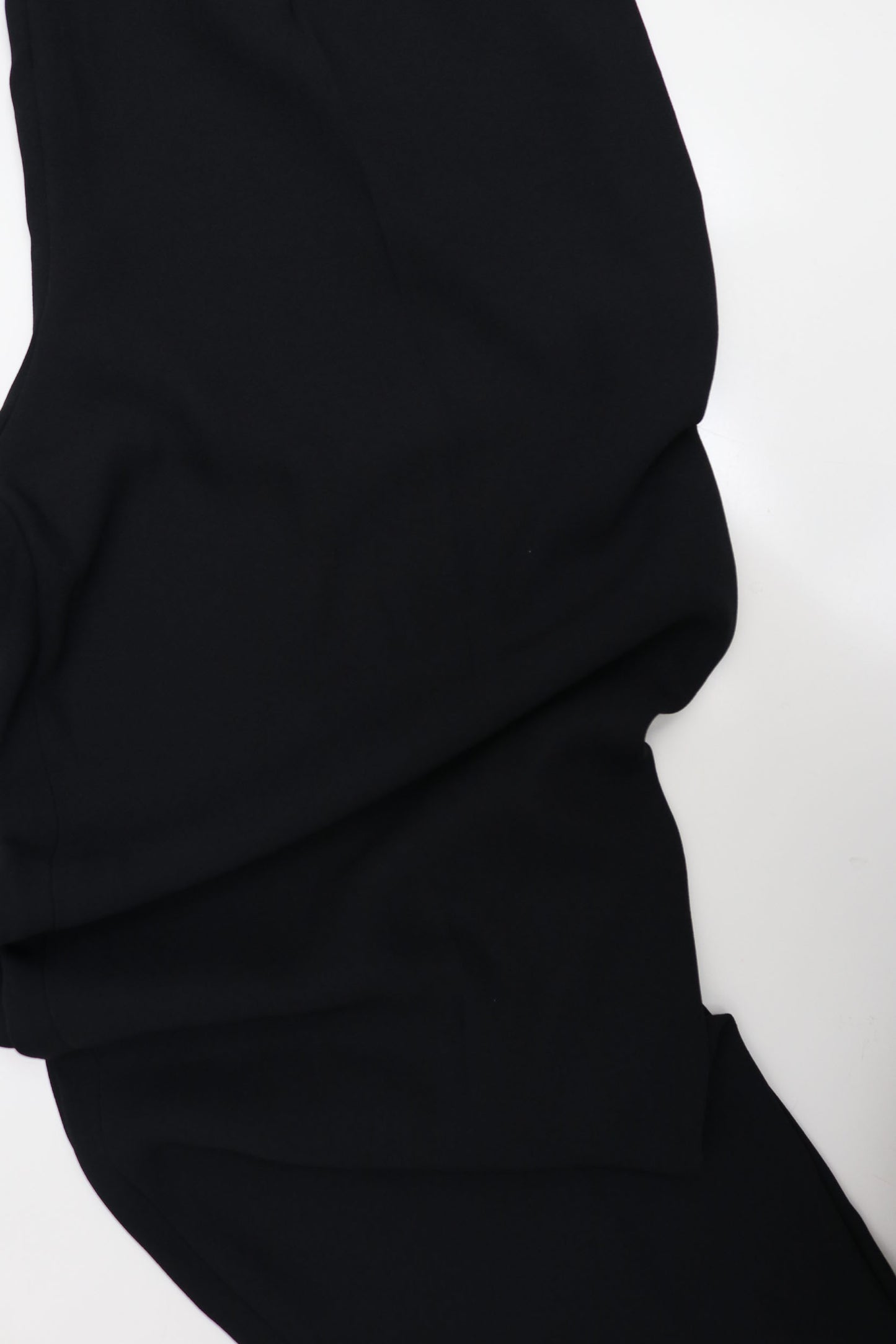 Vintage Black Crepe Trouser
