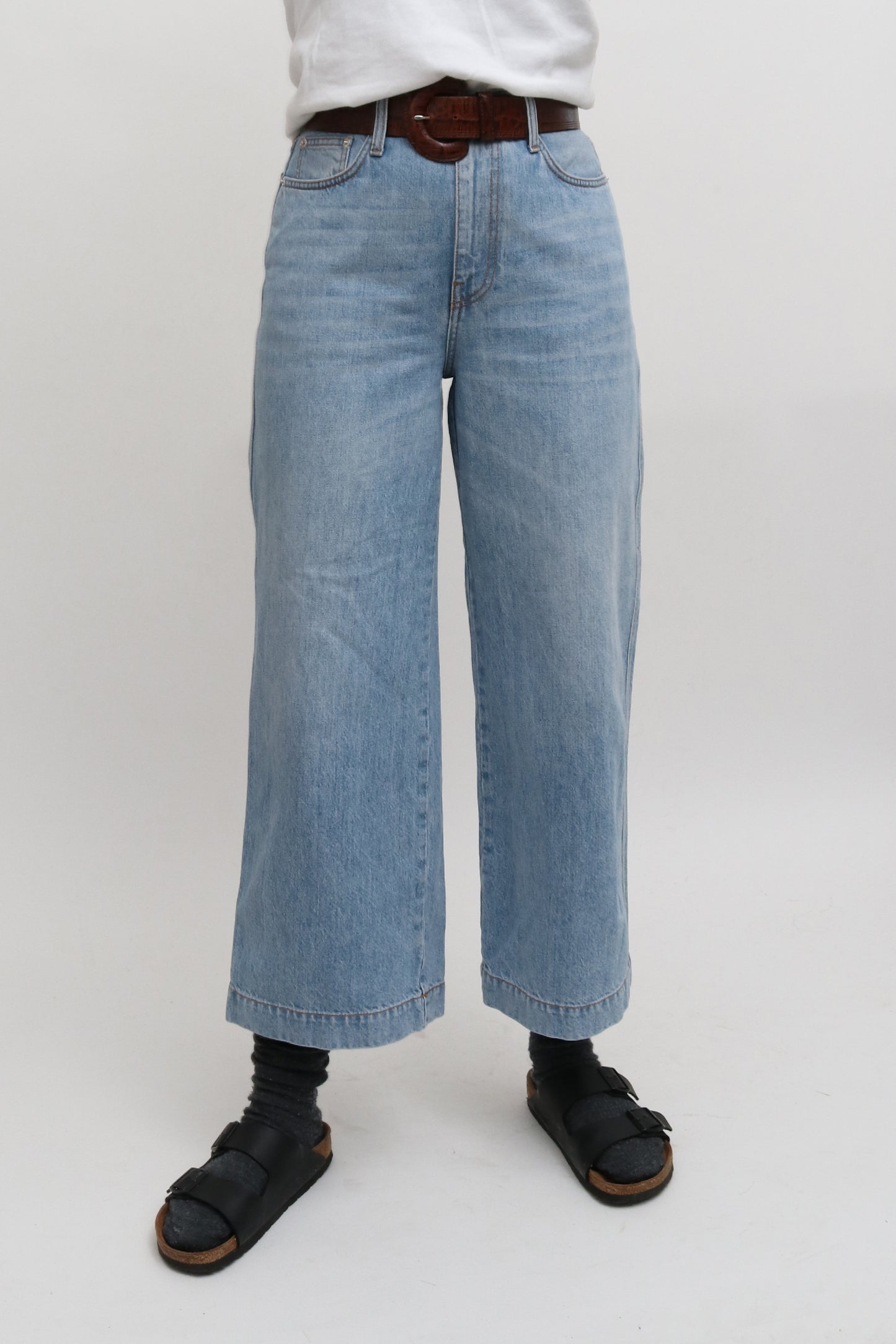CORE Nanushka Vintage Wash Cropped Jeans