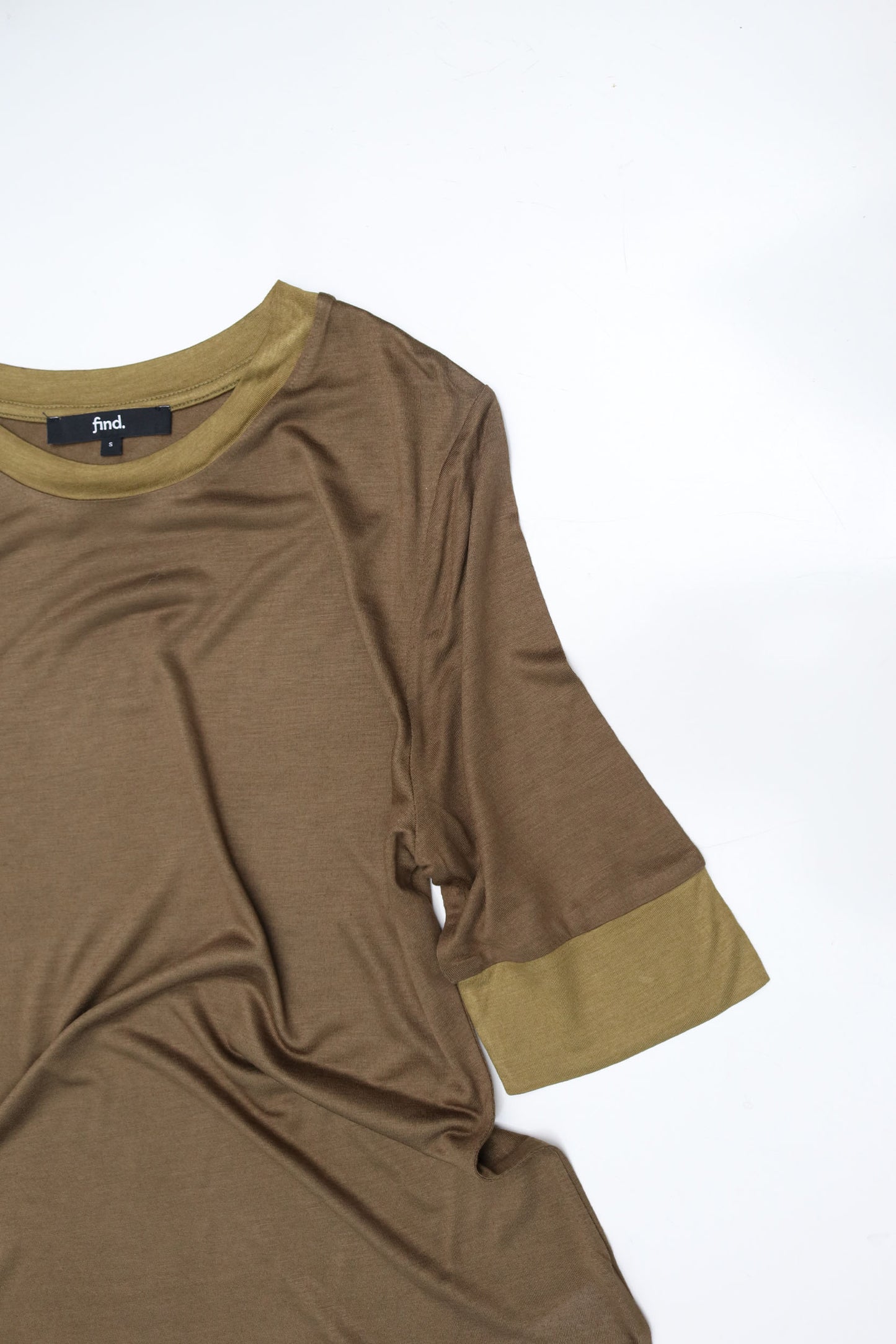 CORE Khaki Crew Neck T-shirt