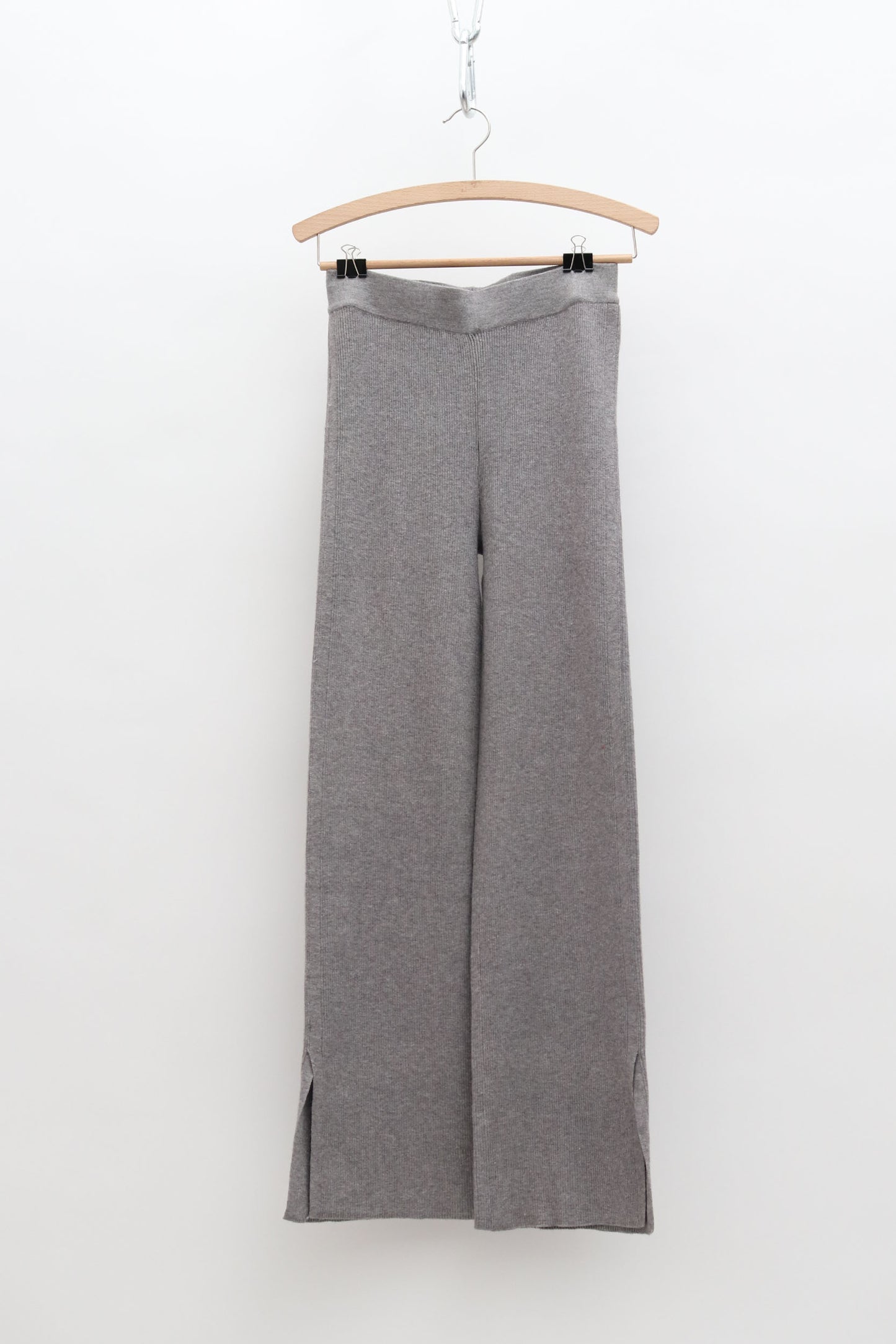 Grey Ribbed Lounge Pant