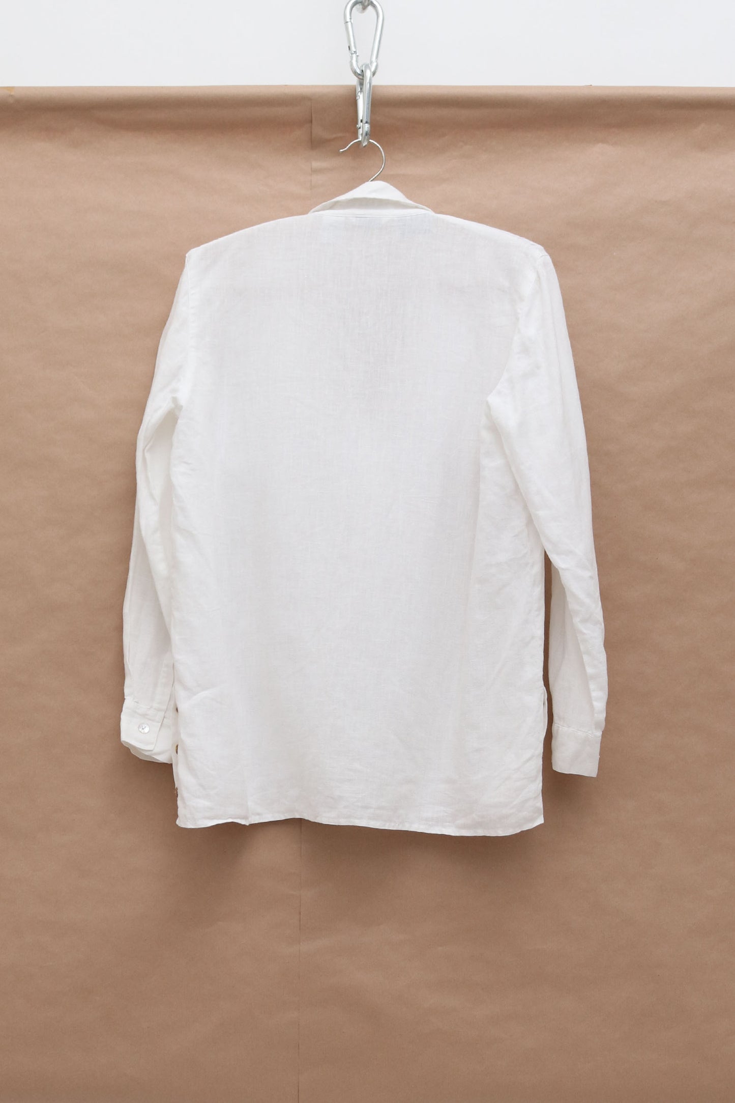 Vintage Linen Button Detail Blouse