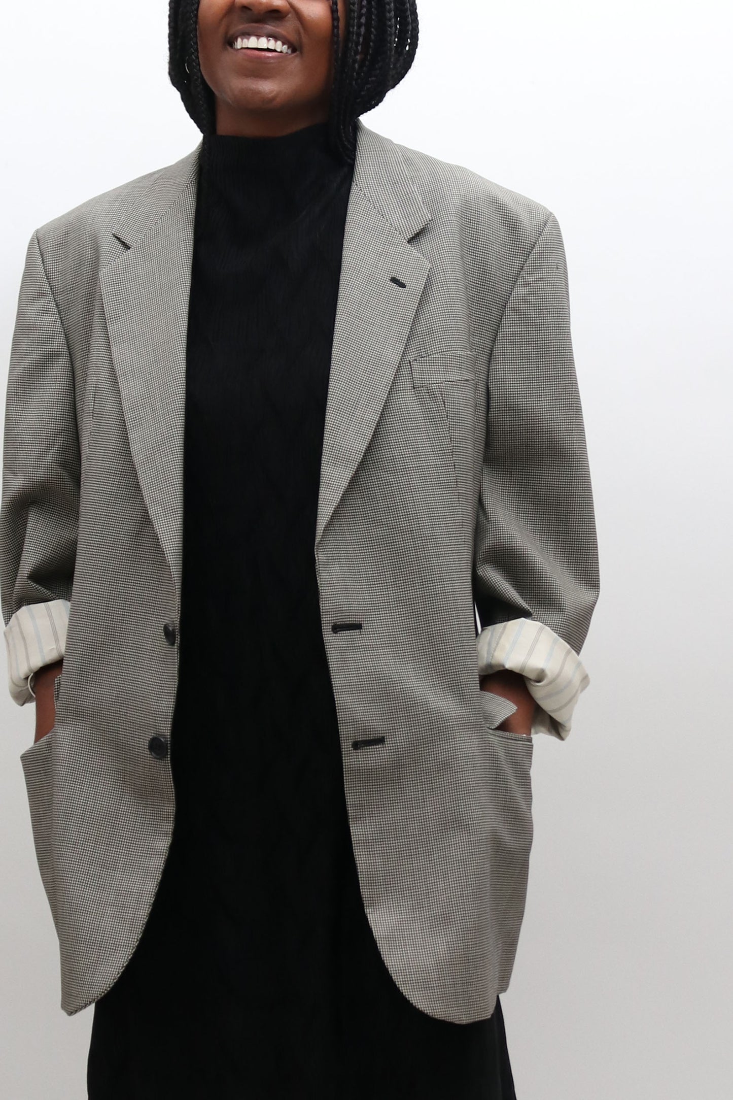 PAUL SMITH WOOL HOUNDSTOOTH BLAZER