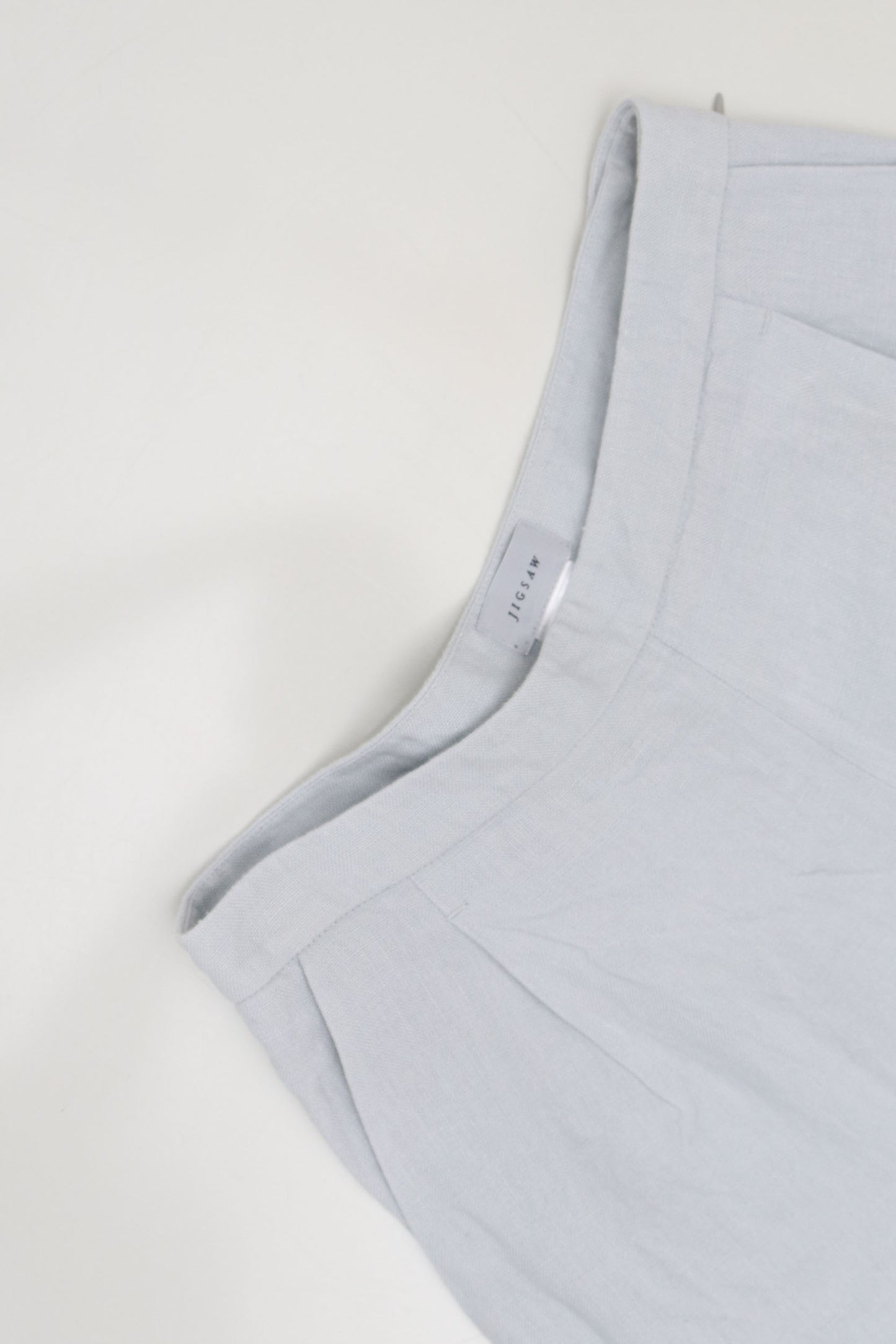 Split Hem Linen Trouser
