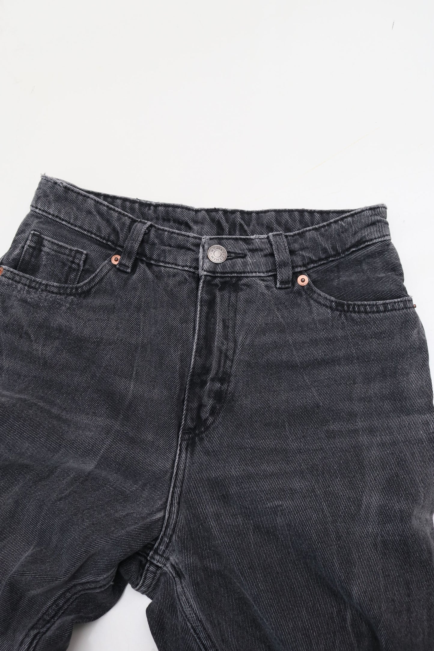 CORE Black Wash Mom Jeans W28