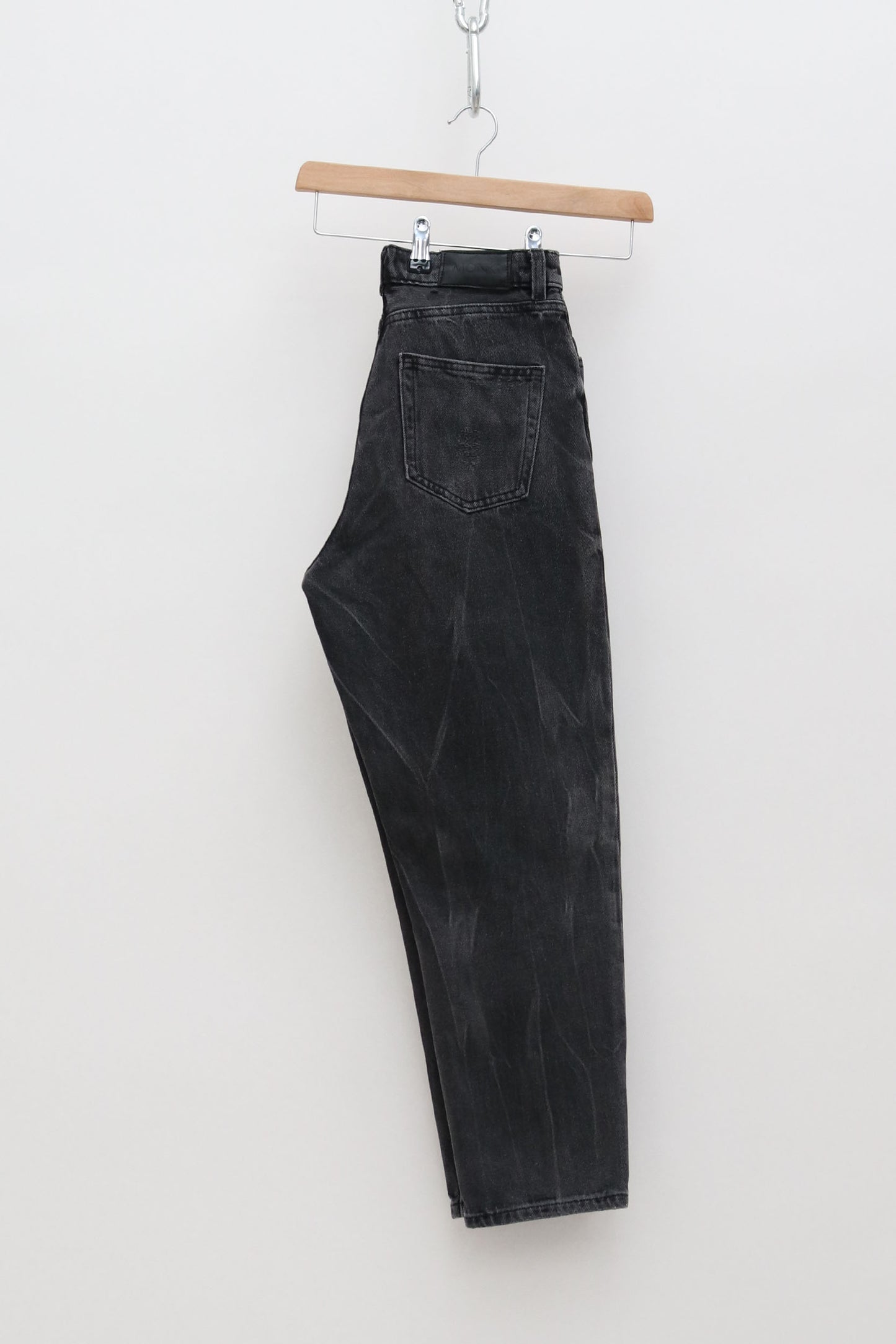 CORE Black Wash Mom Jeans W28