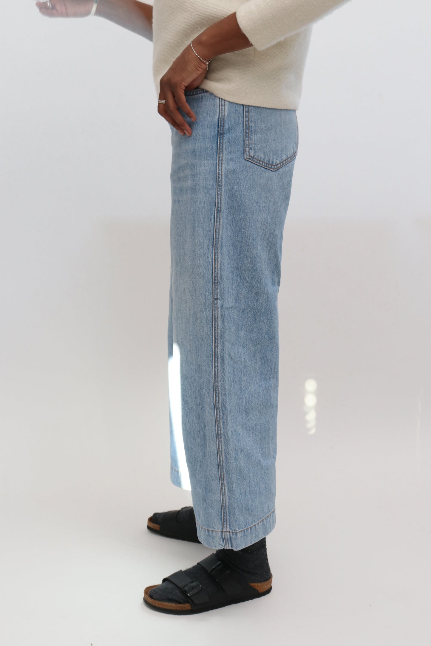 CORE Nanushka Vintage Wash Cropped Jeans