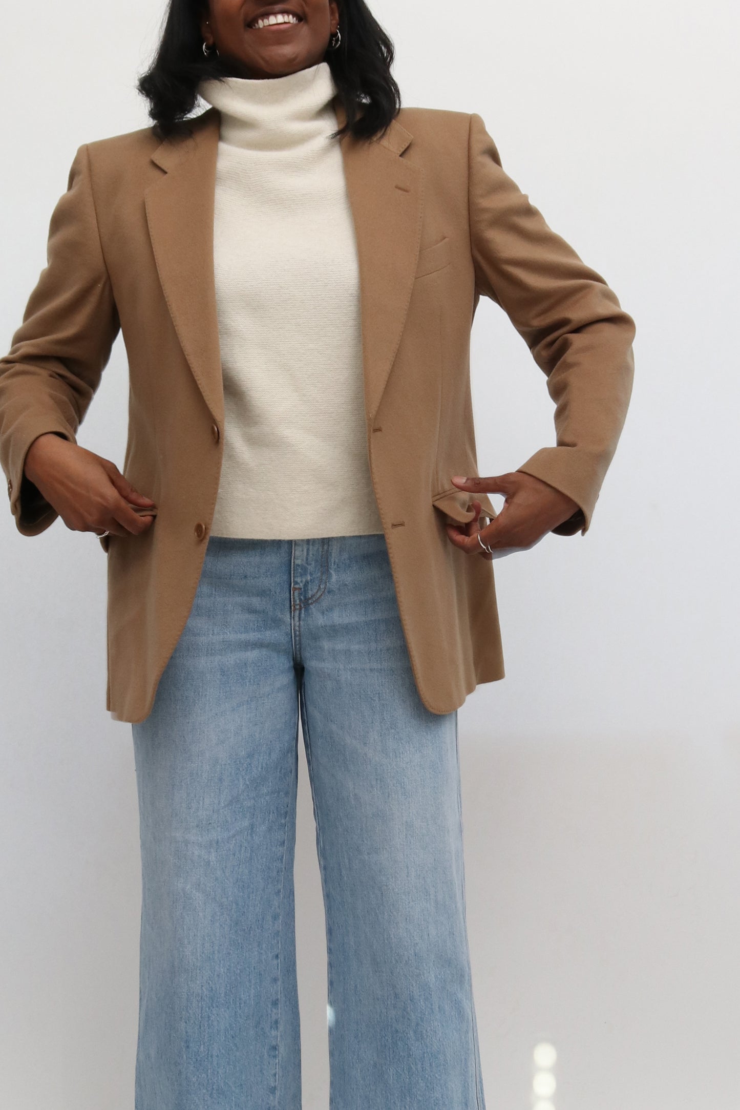 Uniqlo Cream Roll Neck Jumper