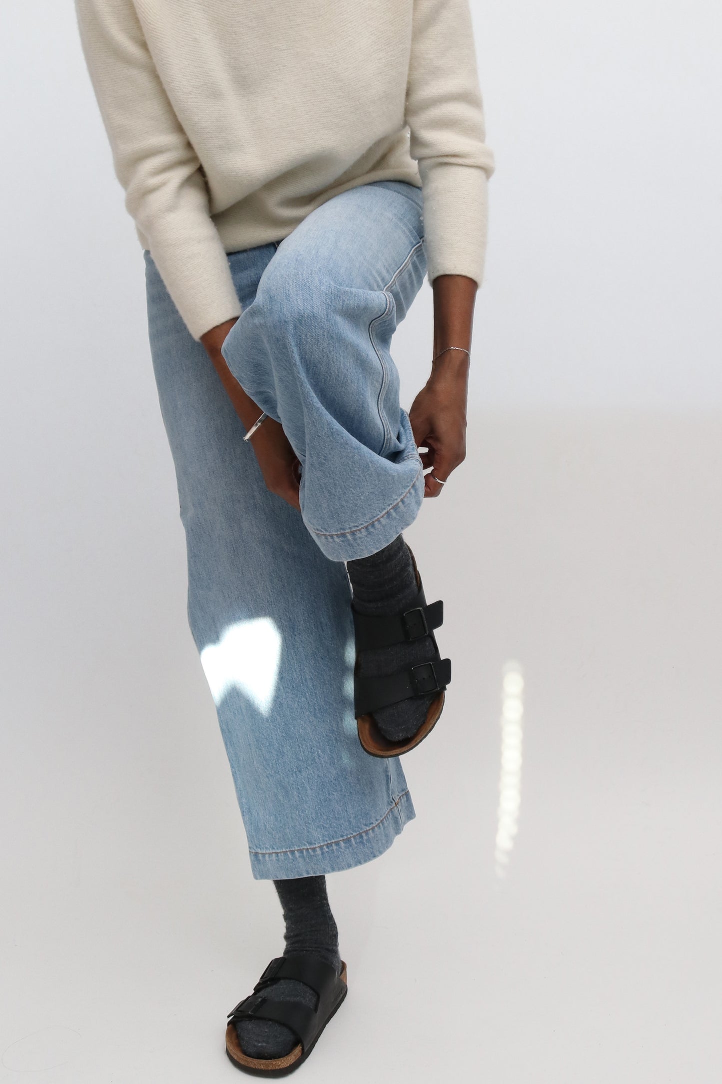 CORE Nanushka Vintage Wash Cropped Jeans