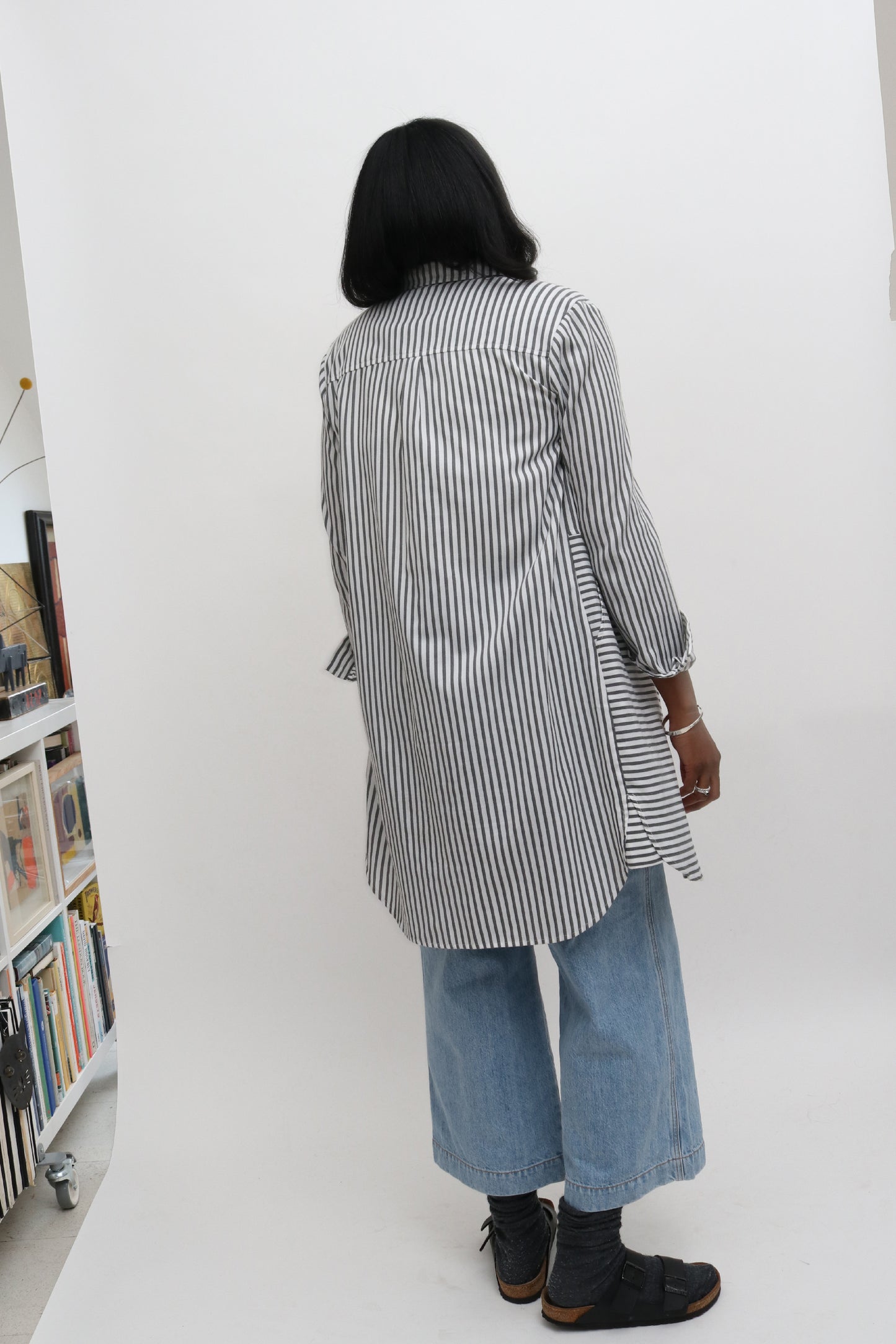 Longline Striped Shirt