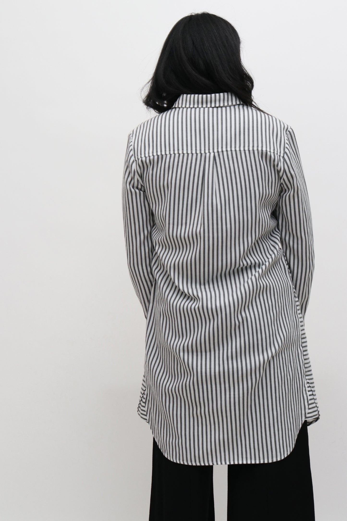 Longline Striped Shirt
