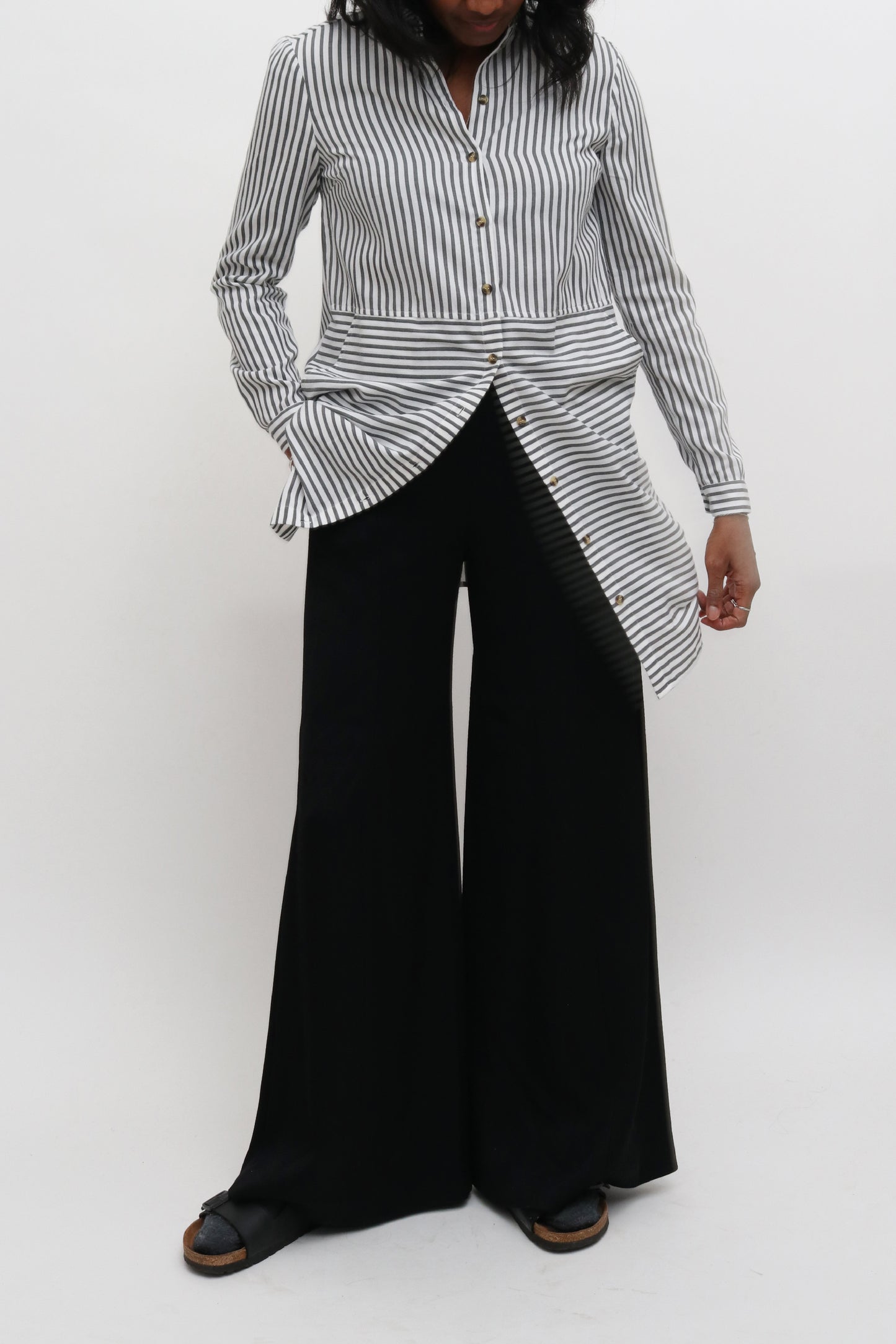 Longline Striped Shirt