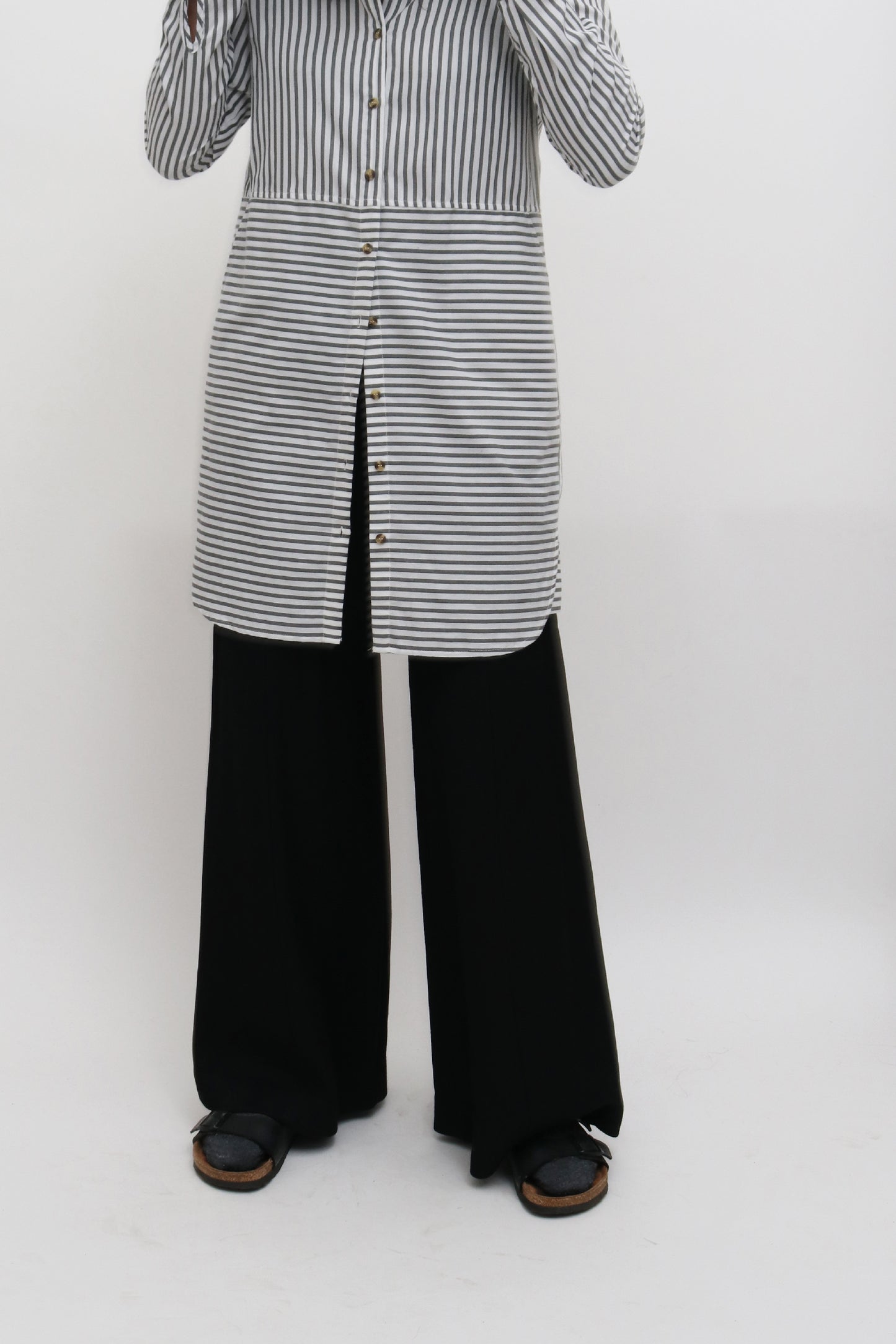 Longline Striped Shirt