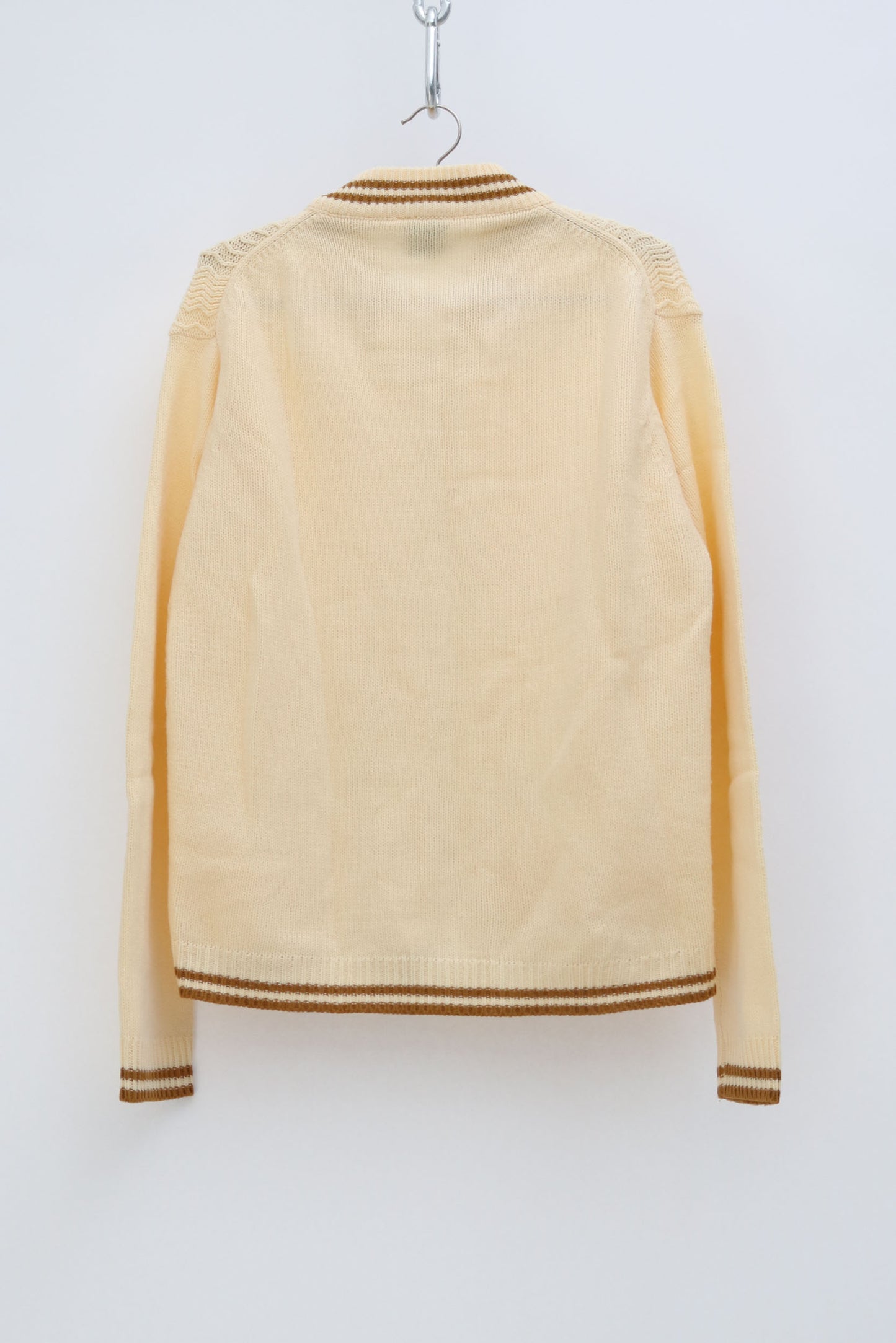 Vintage Knitted Zip Cardigan
