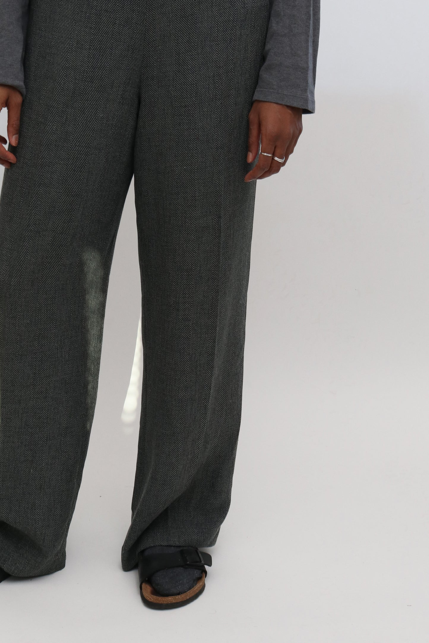 Jaeger Herringbone Trousers