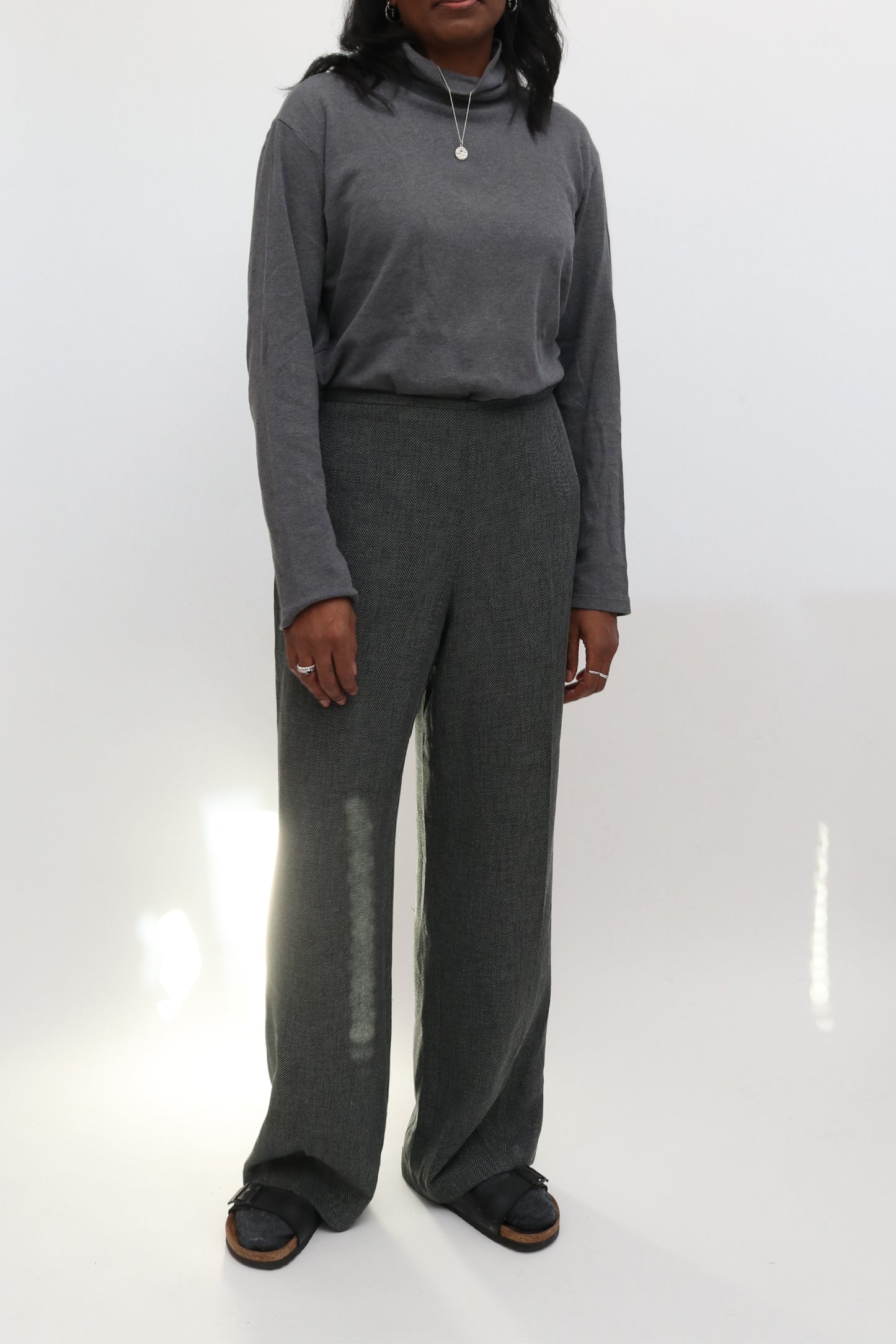 Jaeger Herringbone Trousers