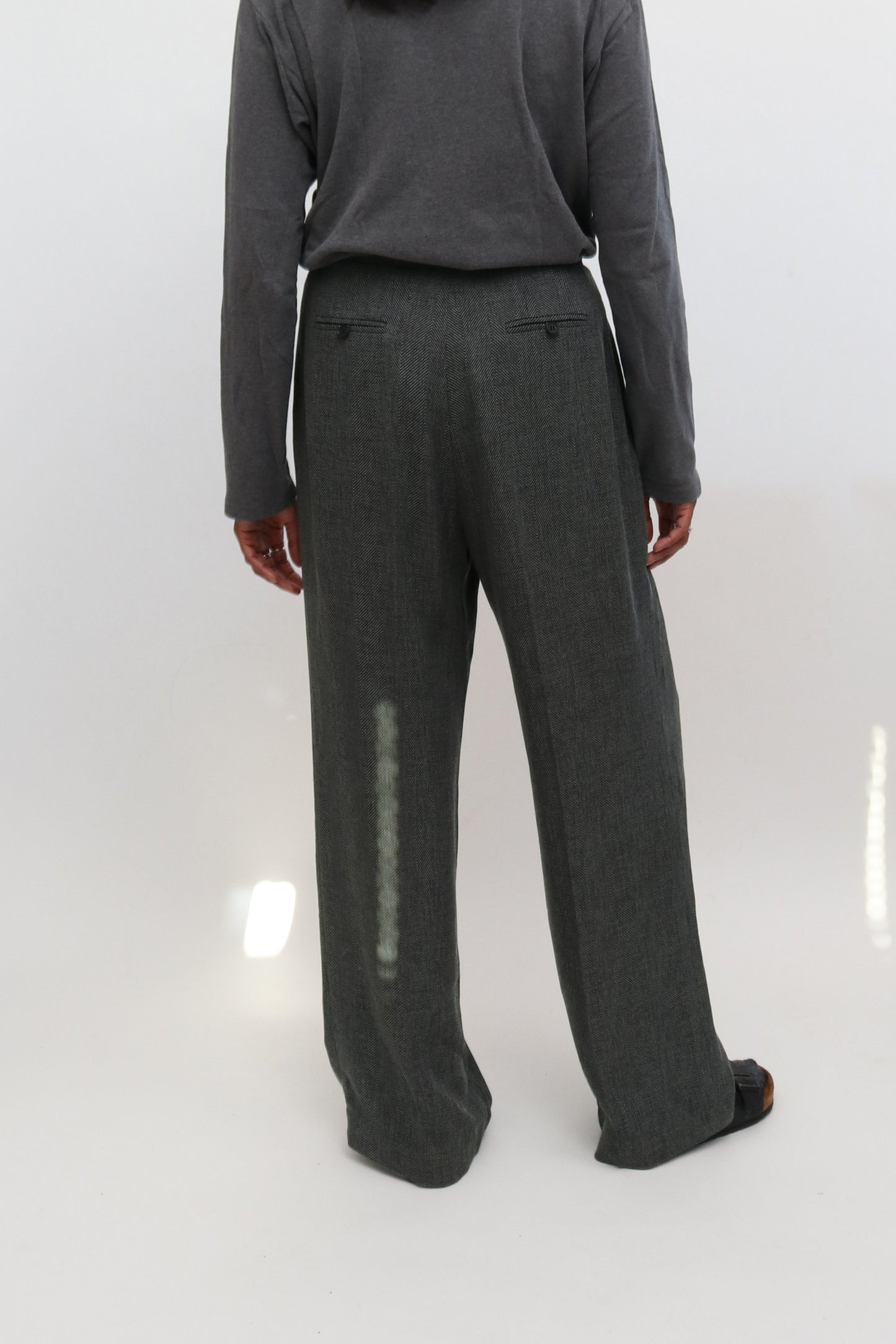 Jaeger Herringbone Trousers