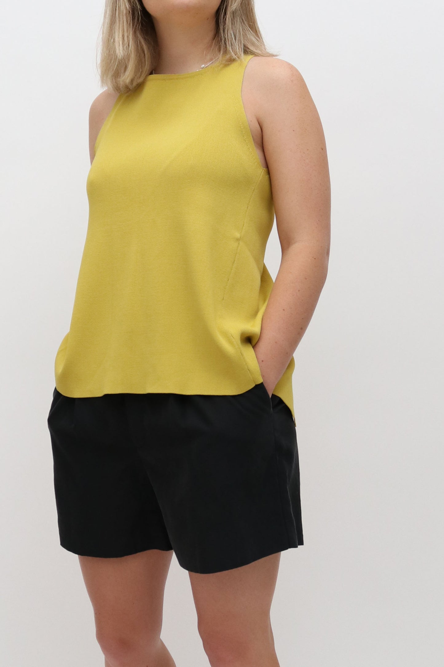 Whistles Swing Back Knitted Tank Top