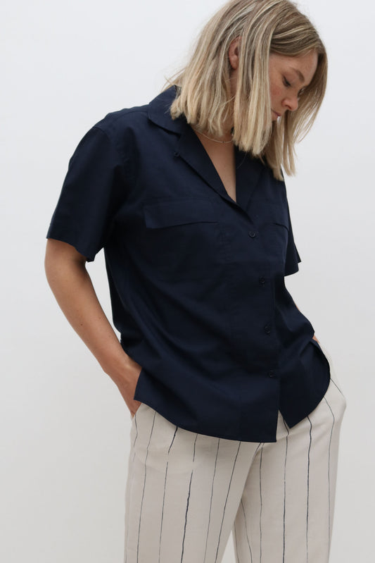 Vintage Linen Resort Shirt