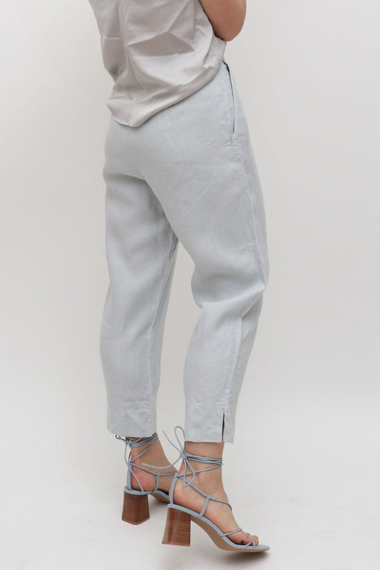 Split Hem Linen Trouser