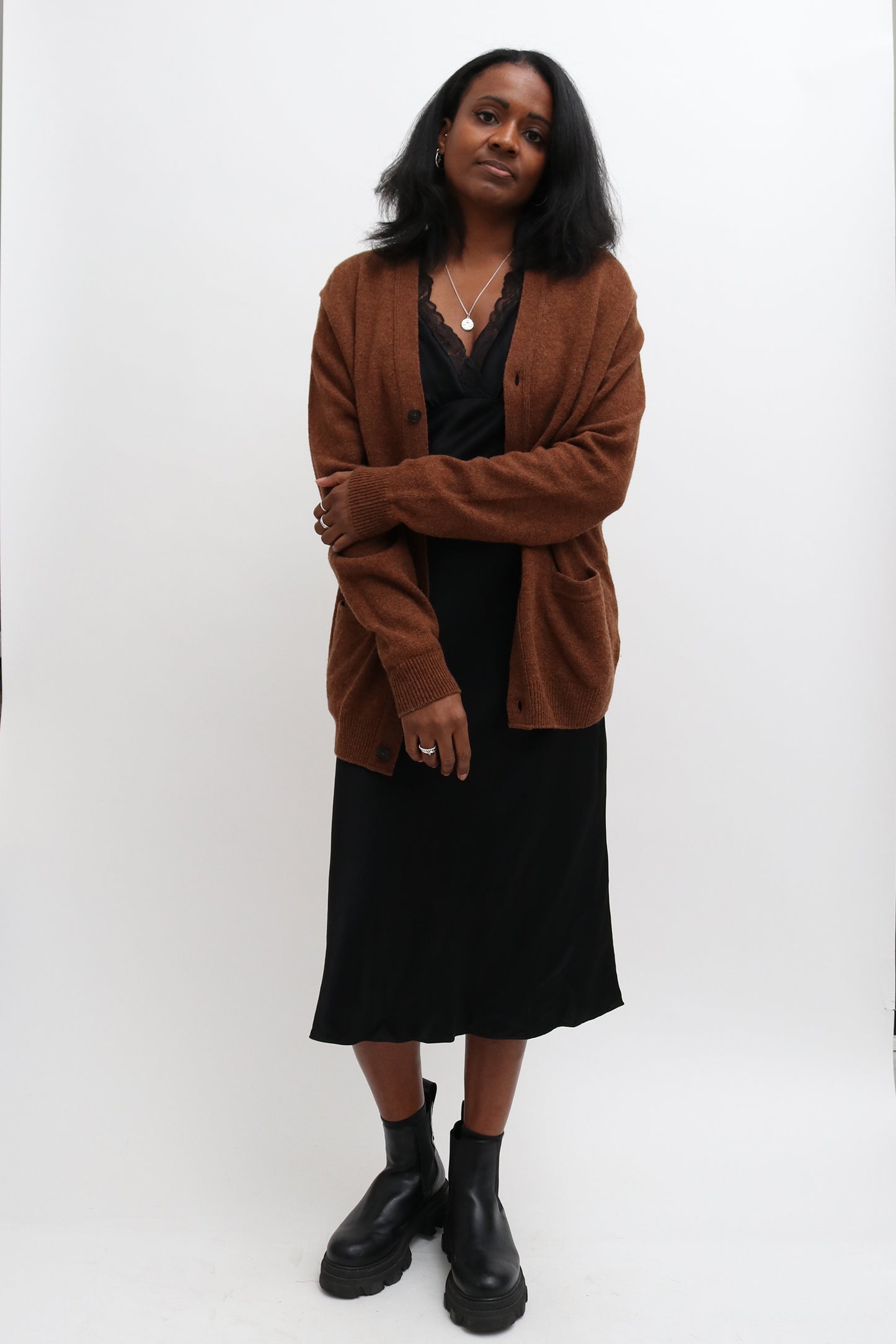 Arket Midi Bias Cut Slip Dress