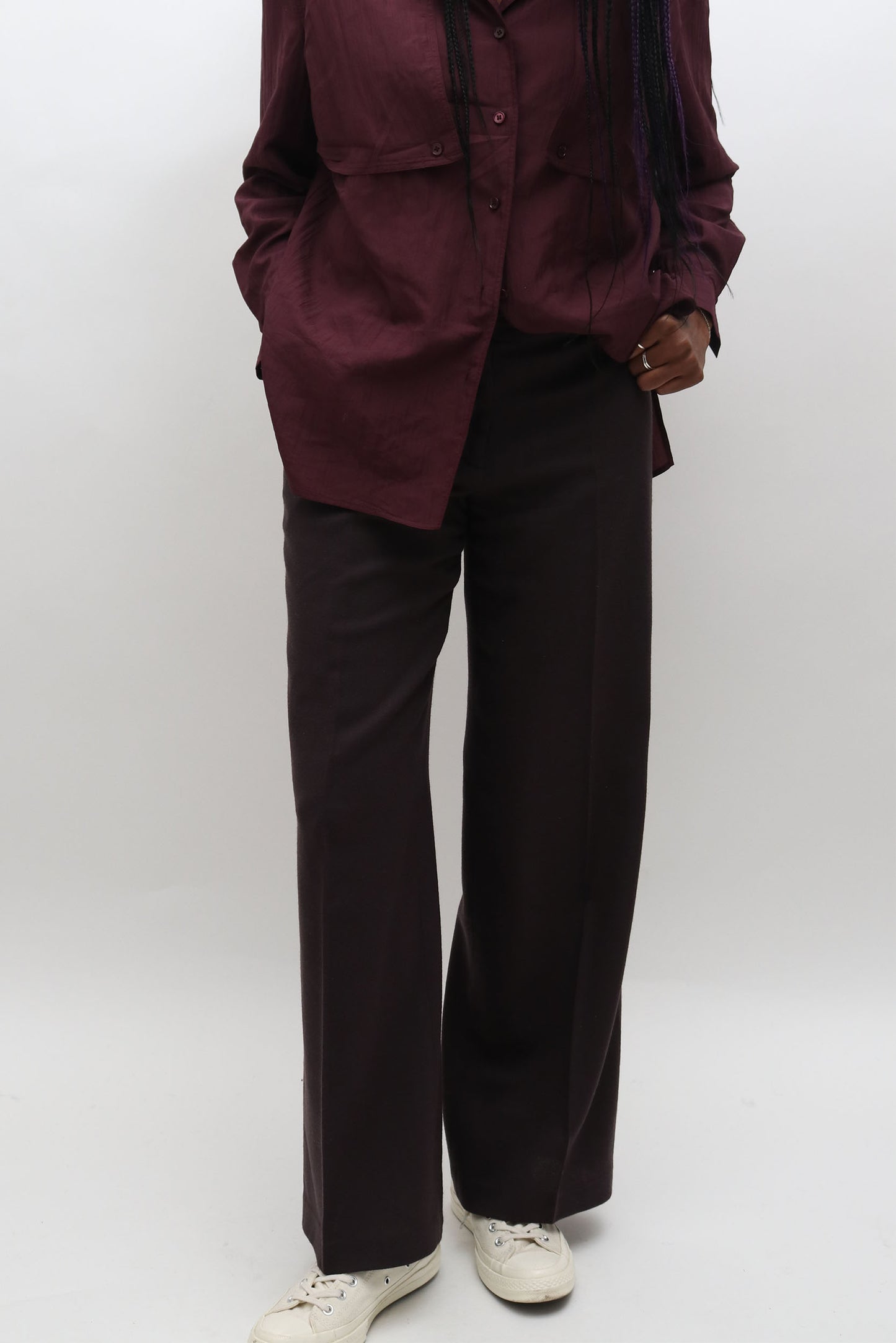 Fenn Wright Manson Flared Wool Trousers