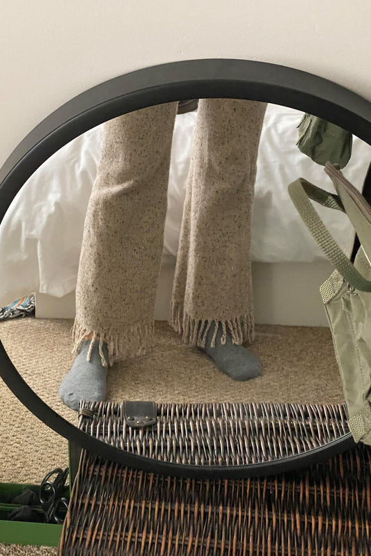 Vintage Handmade Fringed Flared Trouser