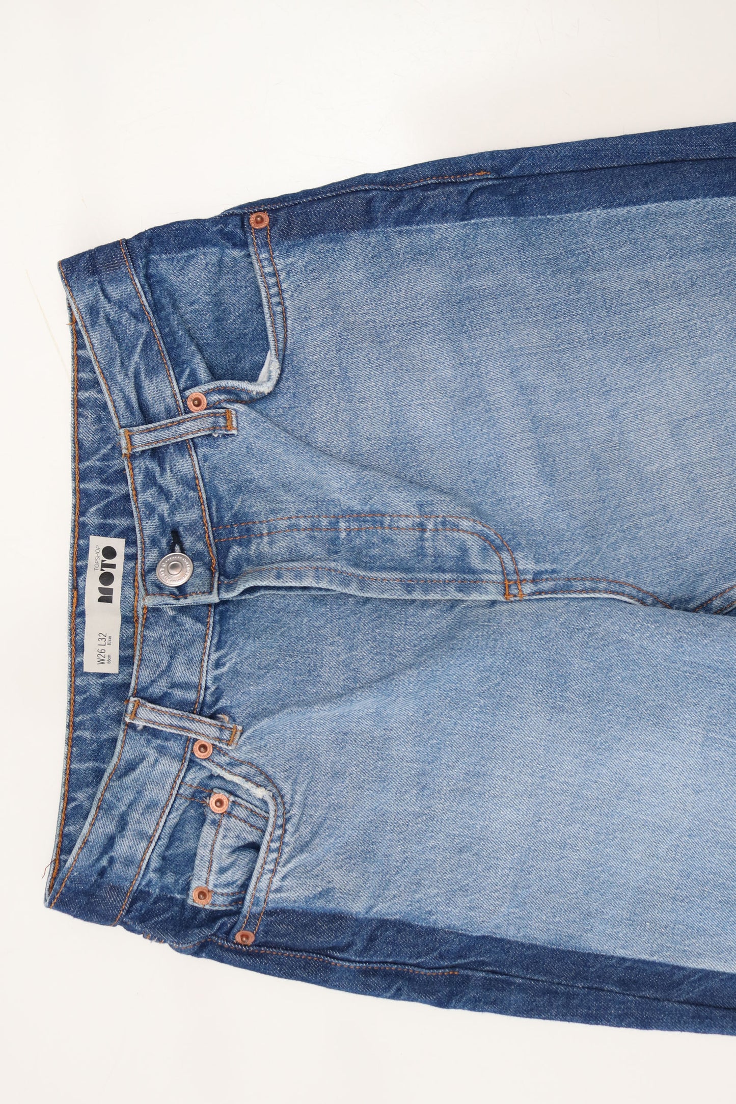 CORE Raw Hem Mom Jeans W26