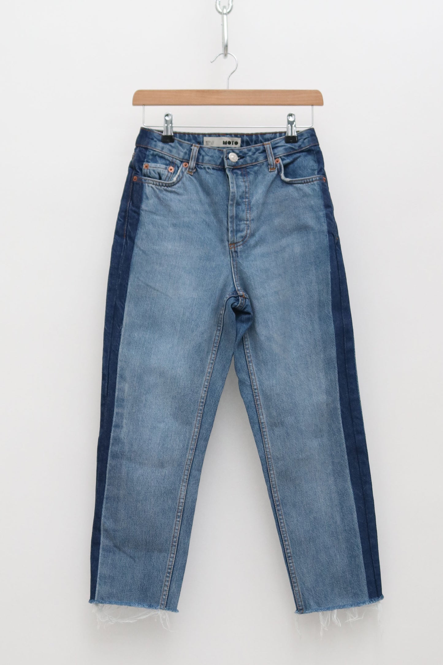 CORE Raw Hem Mom Jeans W26
