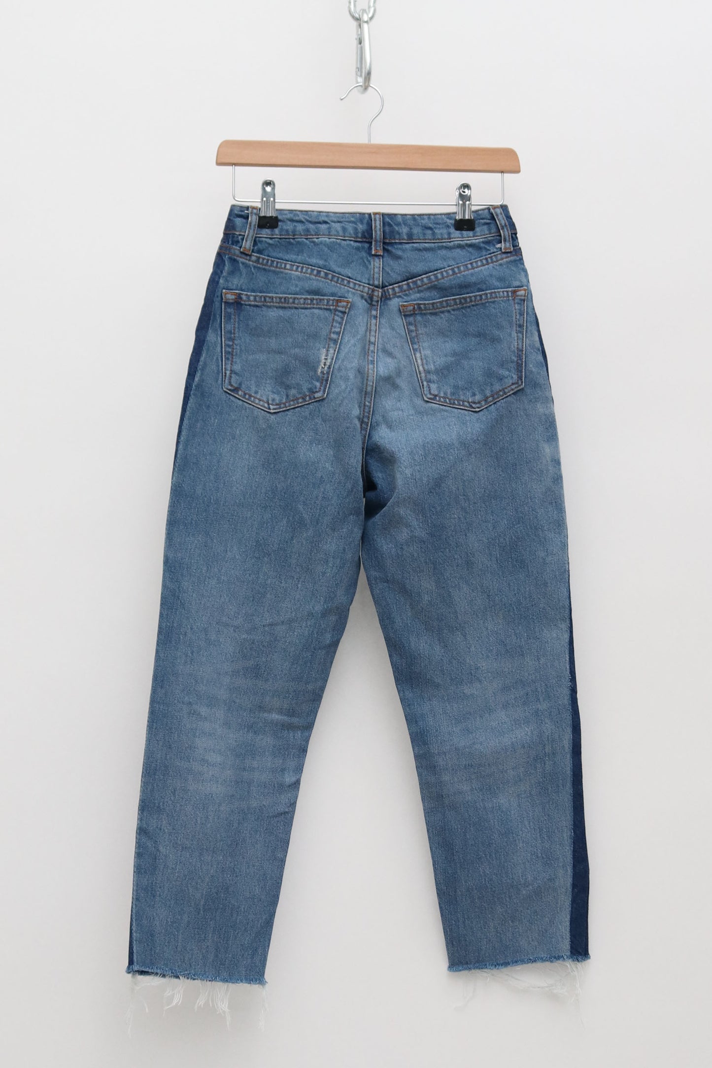 CORE Raw Hem Mom Jeans W26