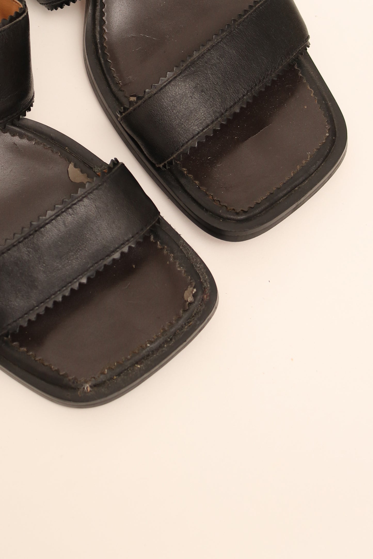 Vintage Square Heel Mules