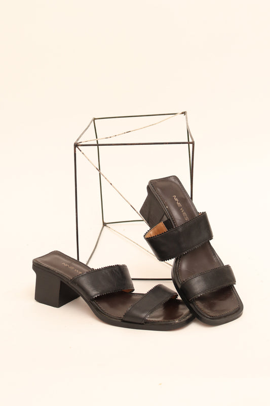Vintage Square Heel Mules