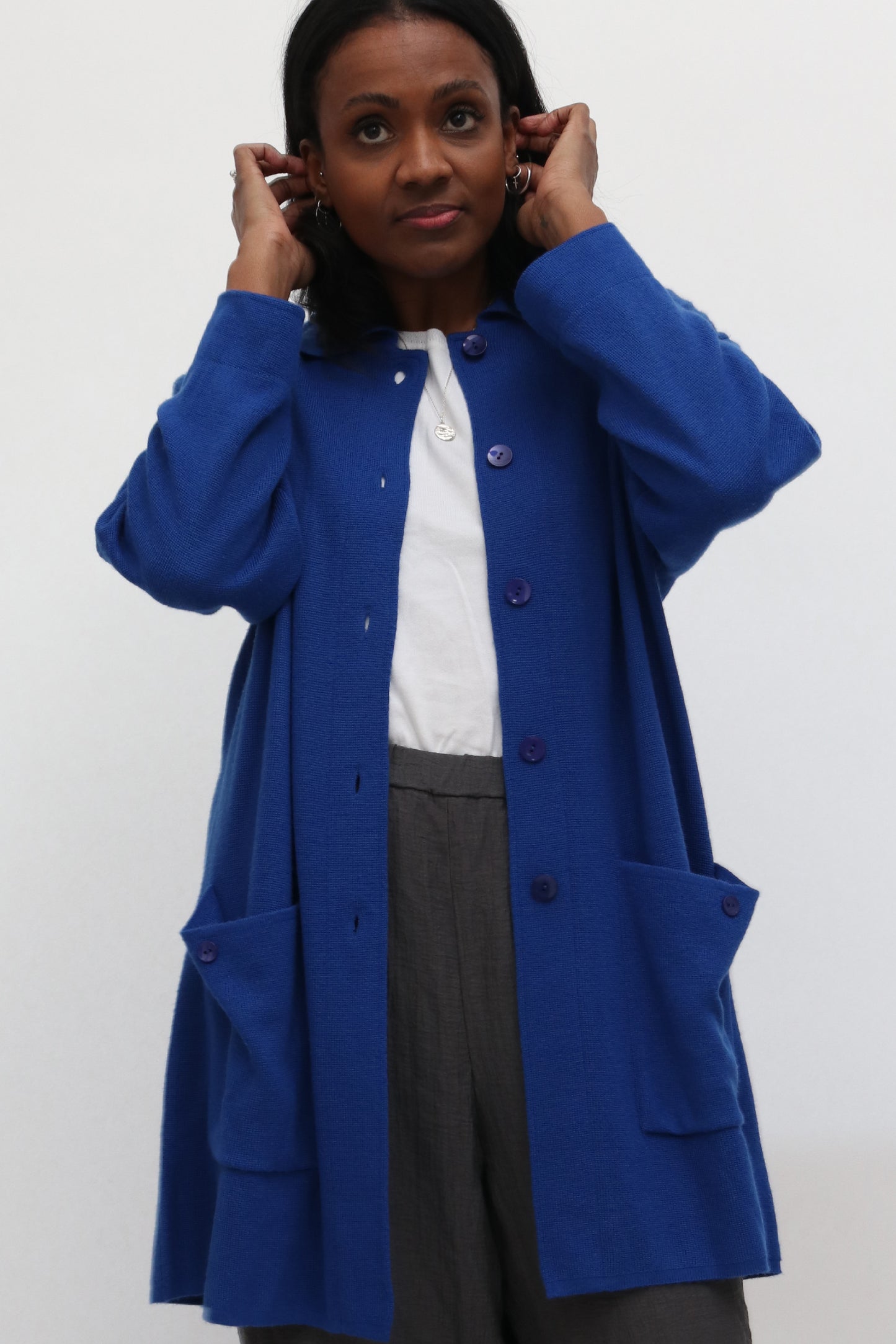 Vintage Longline Knit Cardigan