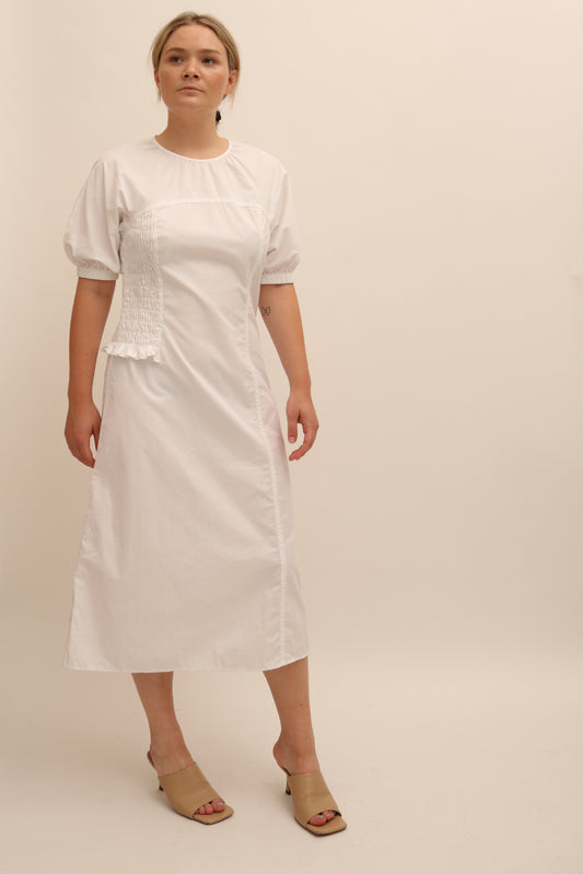 COS ASYMMETRIC MIDI DRESS