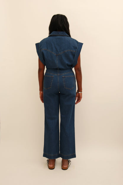 DENIM JUMPSUIT