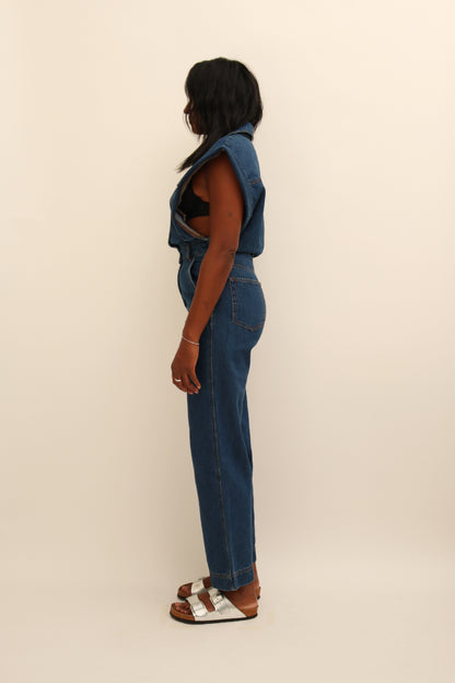 DENIM JUMPSUIT