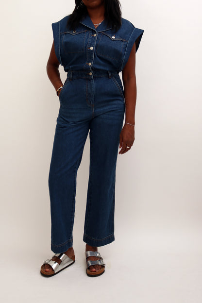 DENIM JUMPSUIT