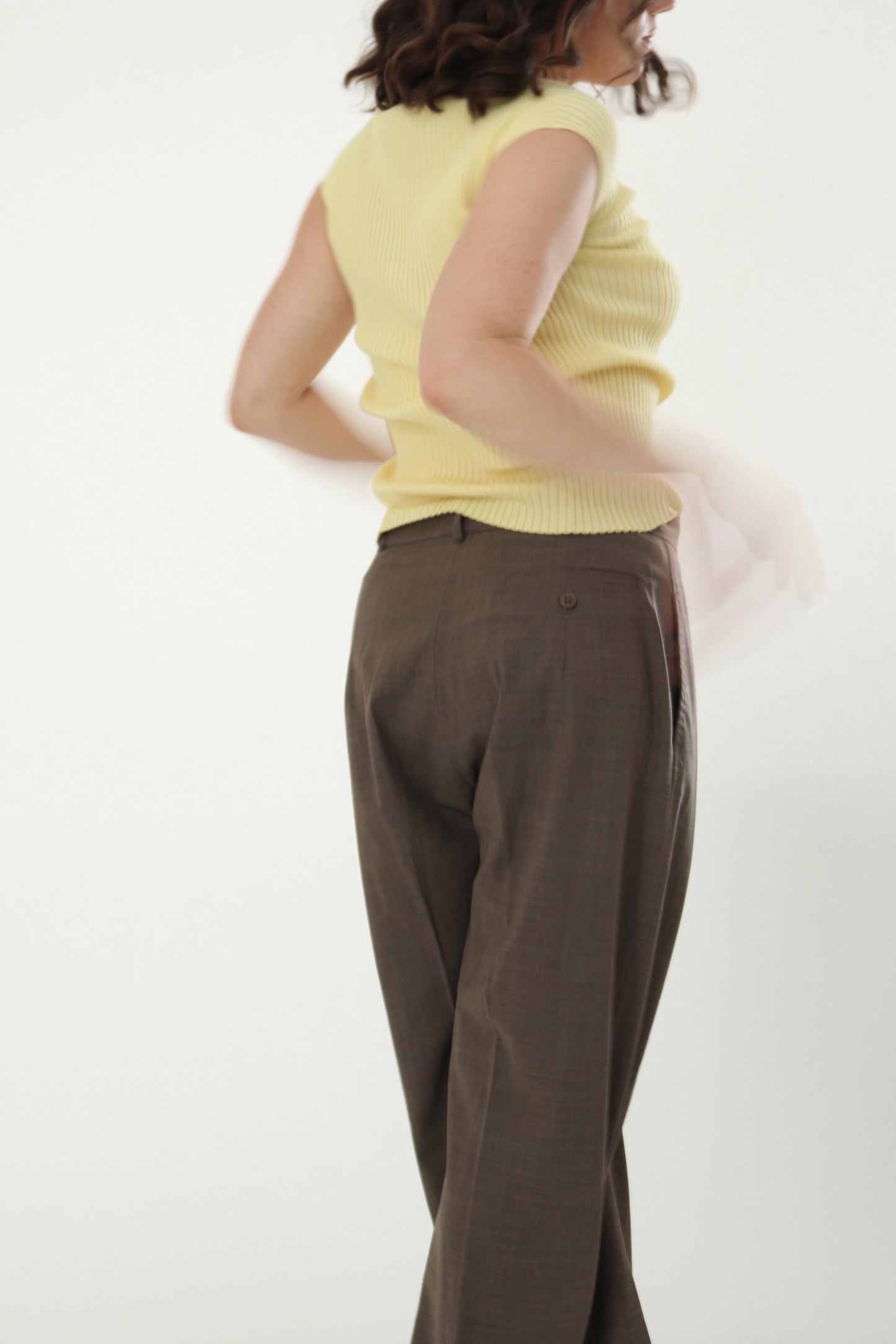 MAX MARA WIDE TAILORED WOOL TROUSERS