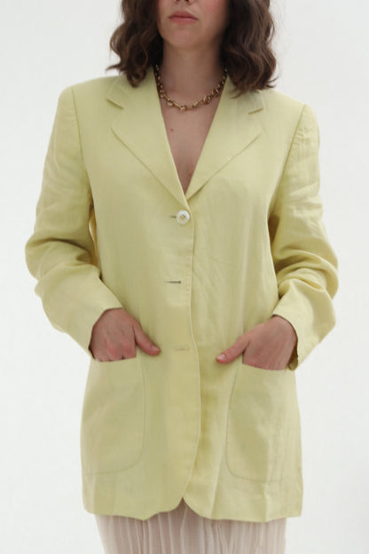 MAX MARA LINEN BLAZER