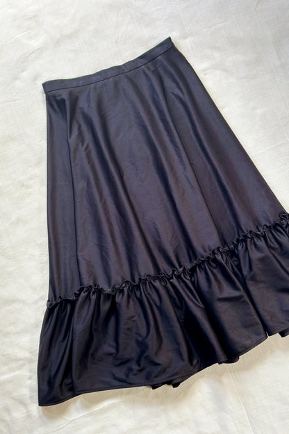 VINTAGE TIERED SEMI-SHEER SKIRT